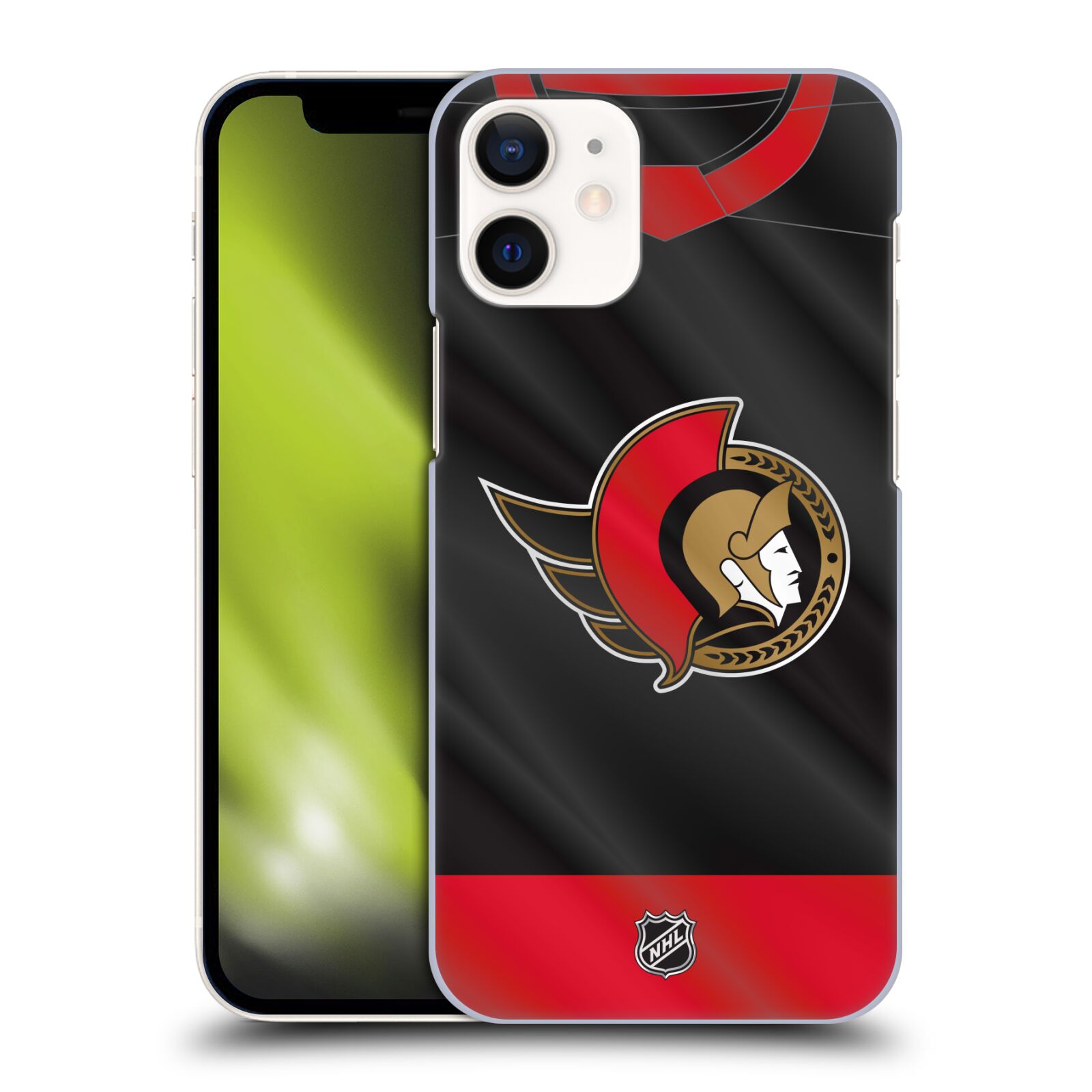 Pouzdro na mobil Apple Iphone 12 MINI - HEAD CASE - Hokej NHL - Ottawa Senators - Dres
