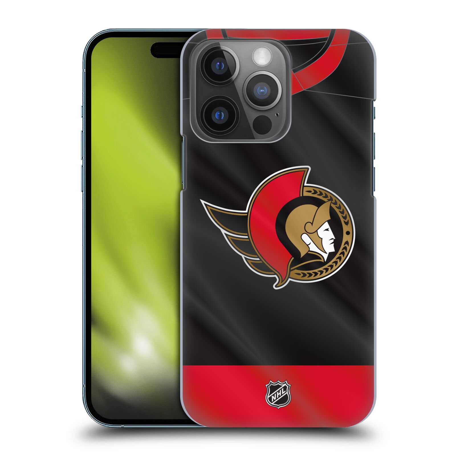 Pouzdro na mobil Apple Iphone 14 PRO - HEAD CASE - Hokej NHL - Ottawa Senators - Dres