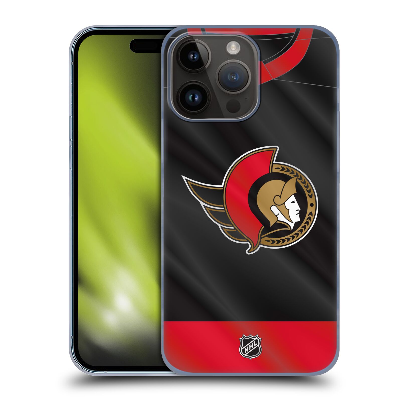Plastový obal HEAD CASE na mobil Apple Iphone 15 PRO MAX  Hokej NHL - Ottawa Senators - Dres