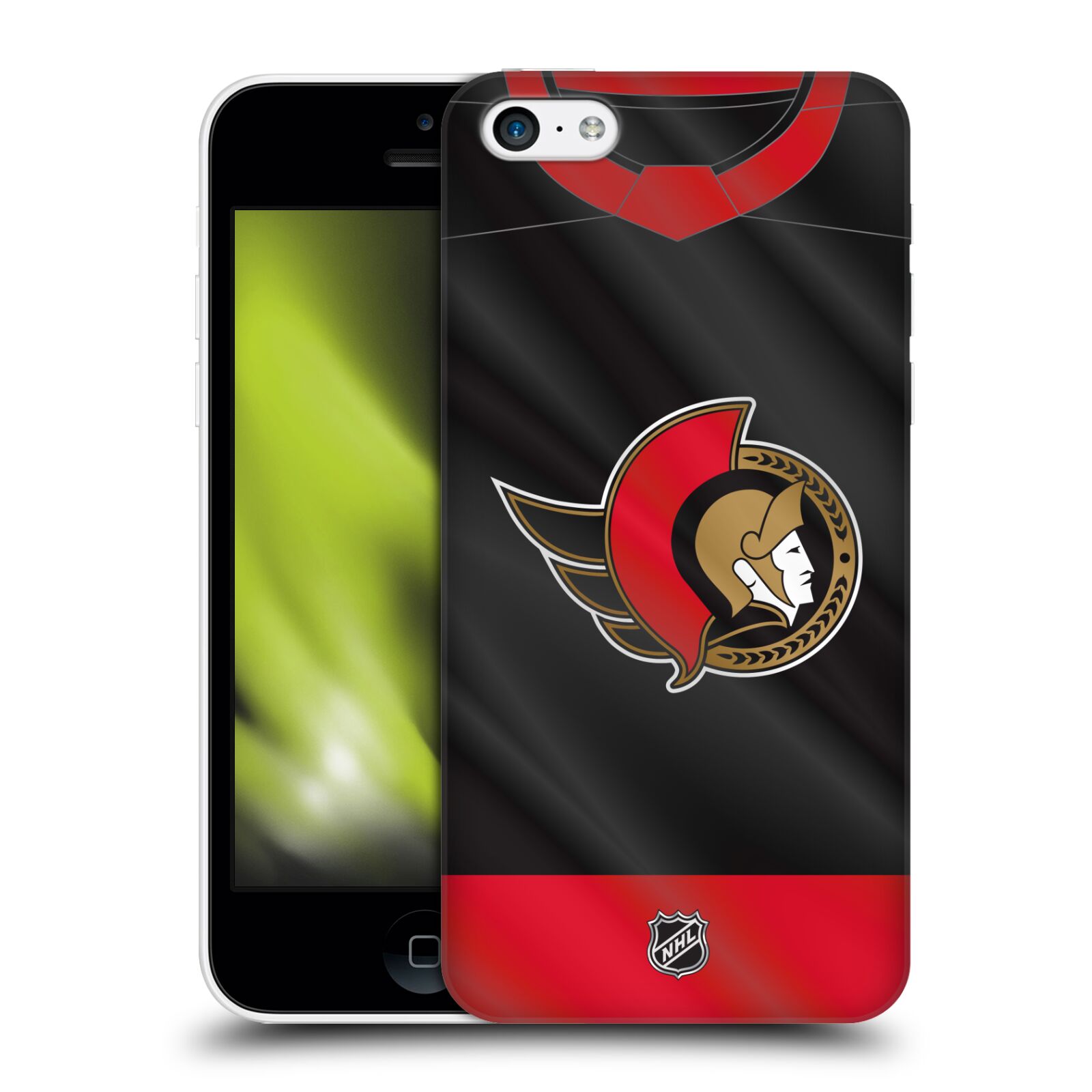 Pouzdro na mobil Apple Iphone 5C - HEAD CASE - Hokej NHL - Ottawa Senators - Dres