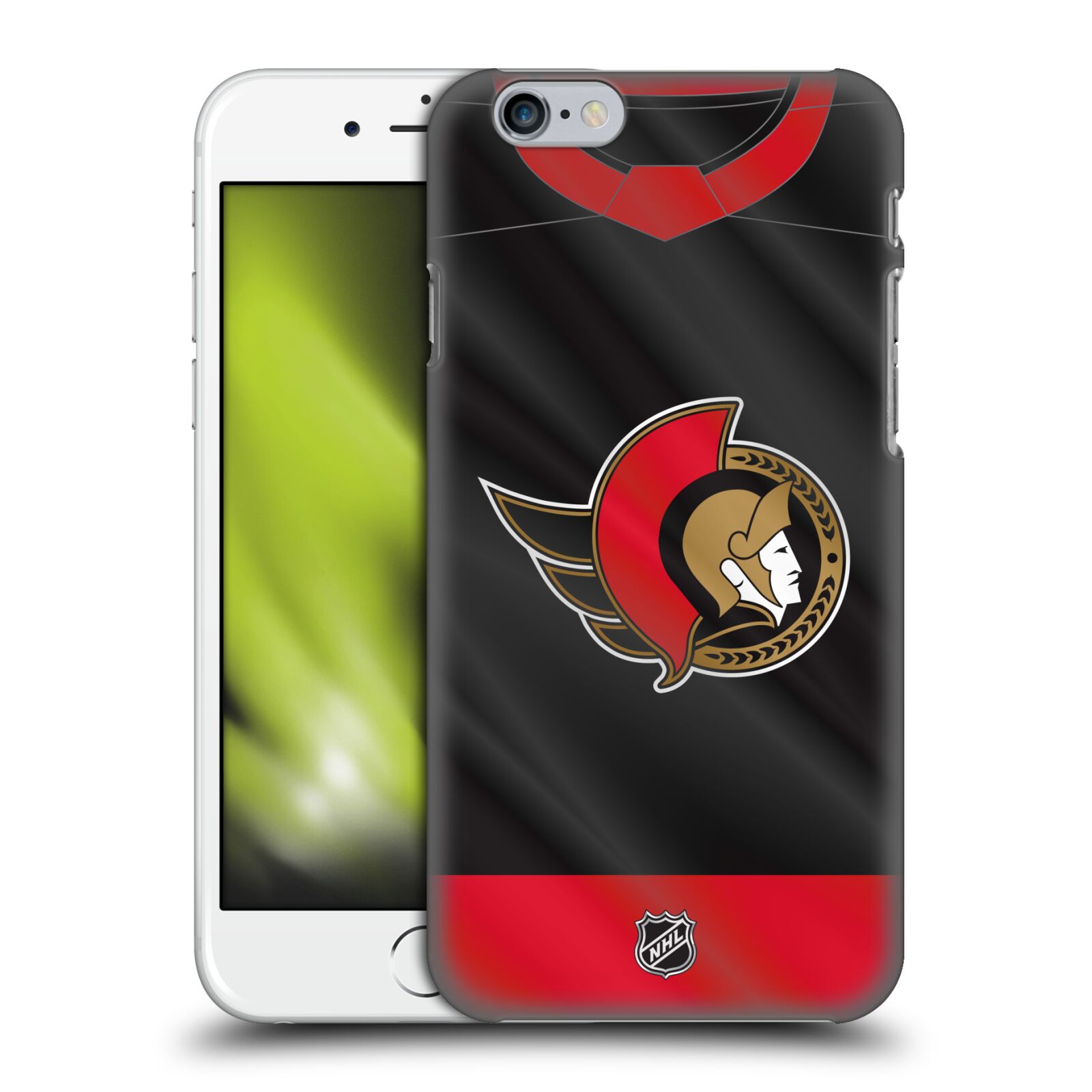 Pouzdro na mobil Apple Iphone 6/6S - HEAD CASE - Hokej NHL - Ottawa Senators - Dres