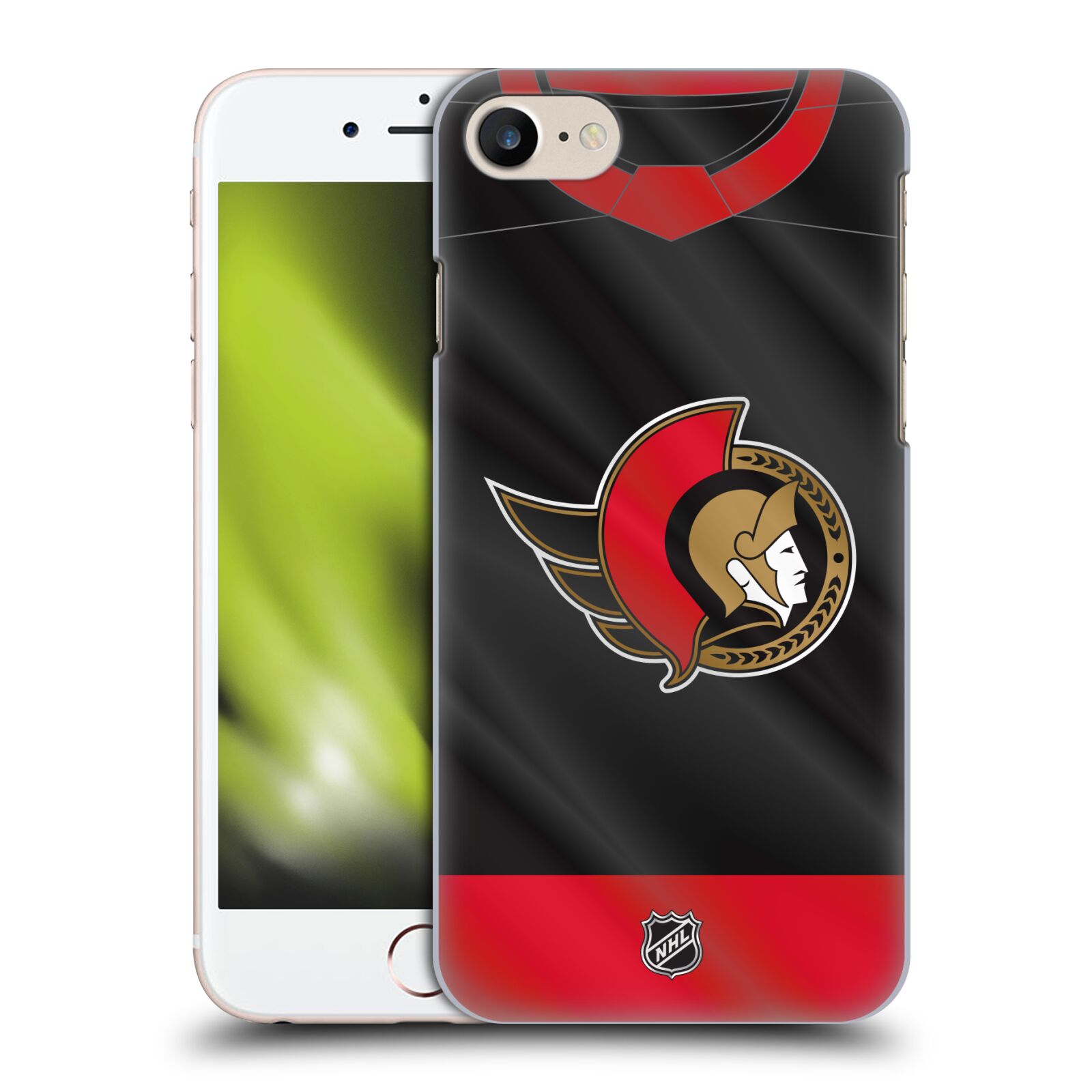 Pouzdro na mobil Apple Iphone 7/8 - HEAD CASE - Hokej NHL - Ottawa Senators - Dres