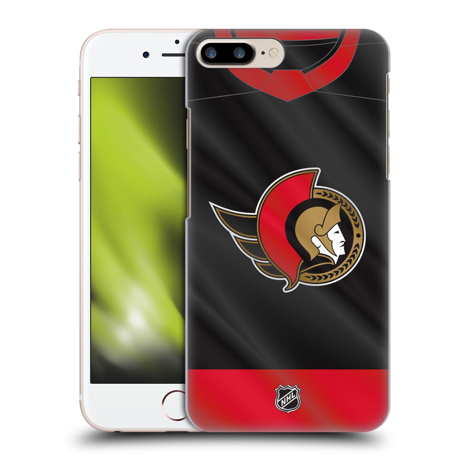 Pouzdro na mobil Apple Iphone 7/8 PLUS - HEAD CASE - Hokej NHL - Ottawa Senators - Dres