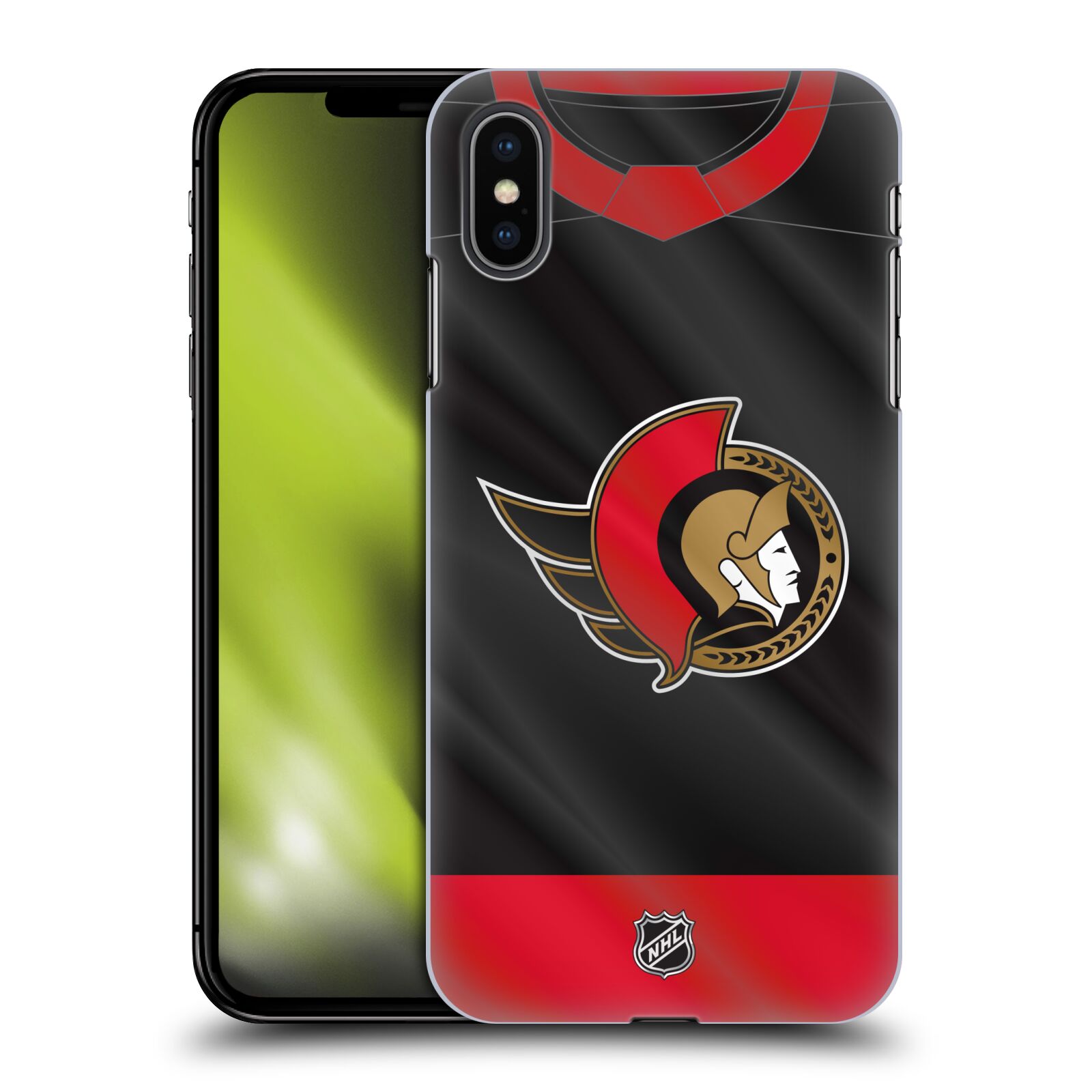 Pouzdro na mobil Apple Iphone XS MAX - HEAD CASE - Hokej NHL - Ottawa Senators - Dres