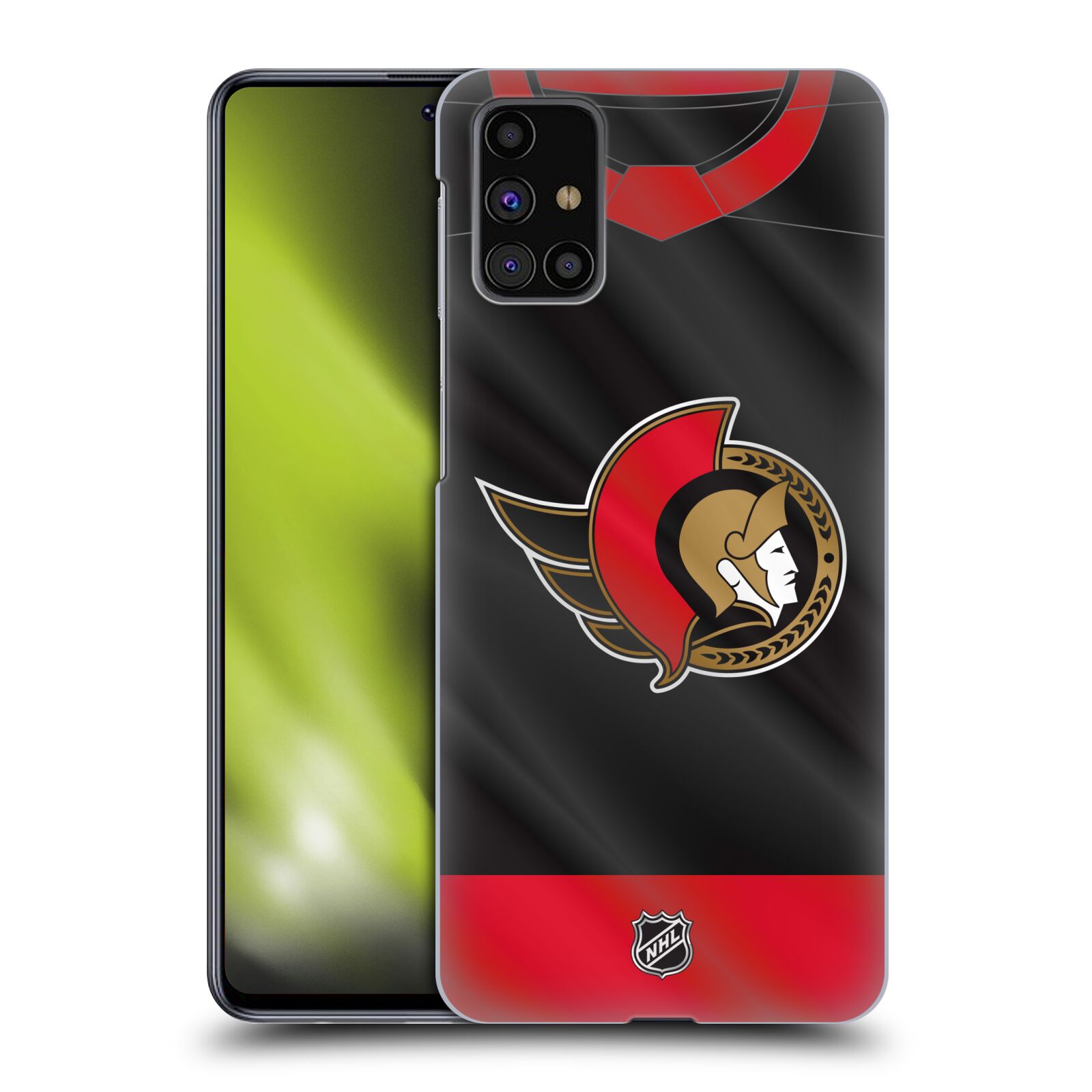 Pouzdro na mobil Samsung Galaxy M31s - HEAD CASE - Hokej NHL - Ottawa Senators - Dres
