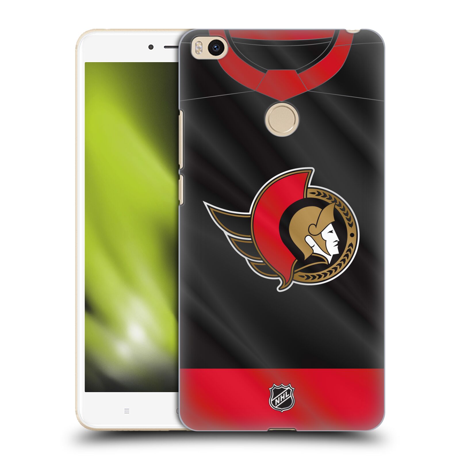 Pouzdro na mobil Xiaomi Mi Max 2 - HEAD CASE - Hokej NHL - Ottawa Senators - Dres
