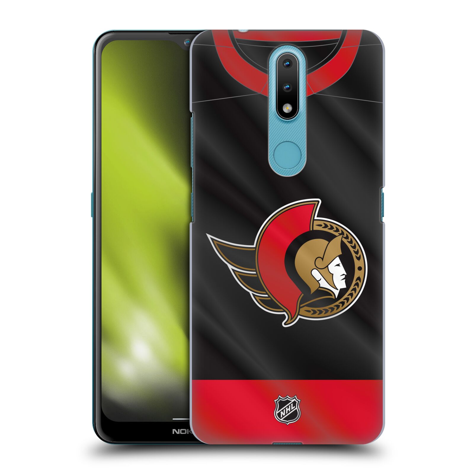 Pouzdro na mobil Nokia 2.4 - HEAD CASE - Hokej NHL - Ottawa Senators - Dres