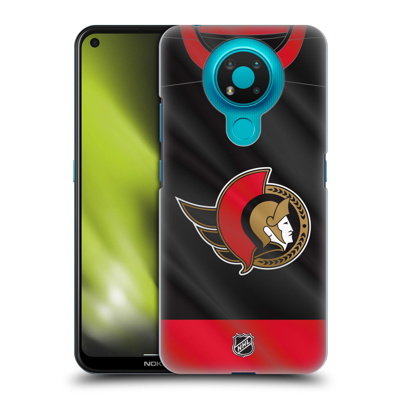 Pouzdro na mobil Nokia 3.4 - HEAD CASE - Hokej NHL - Ottawa Senators - Dres