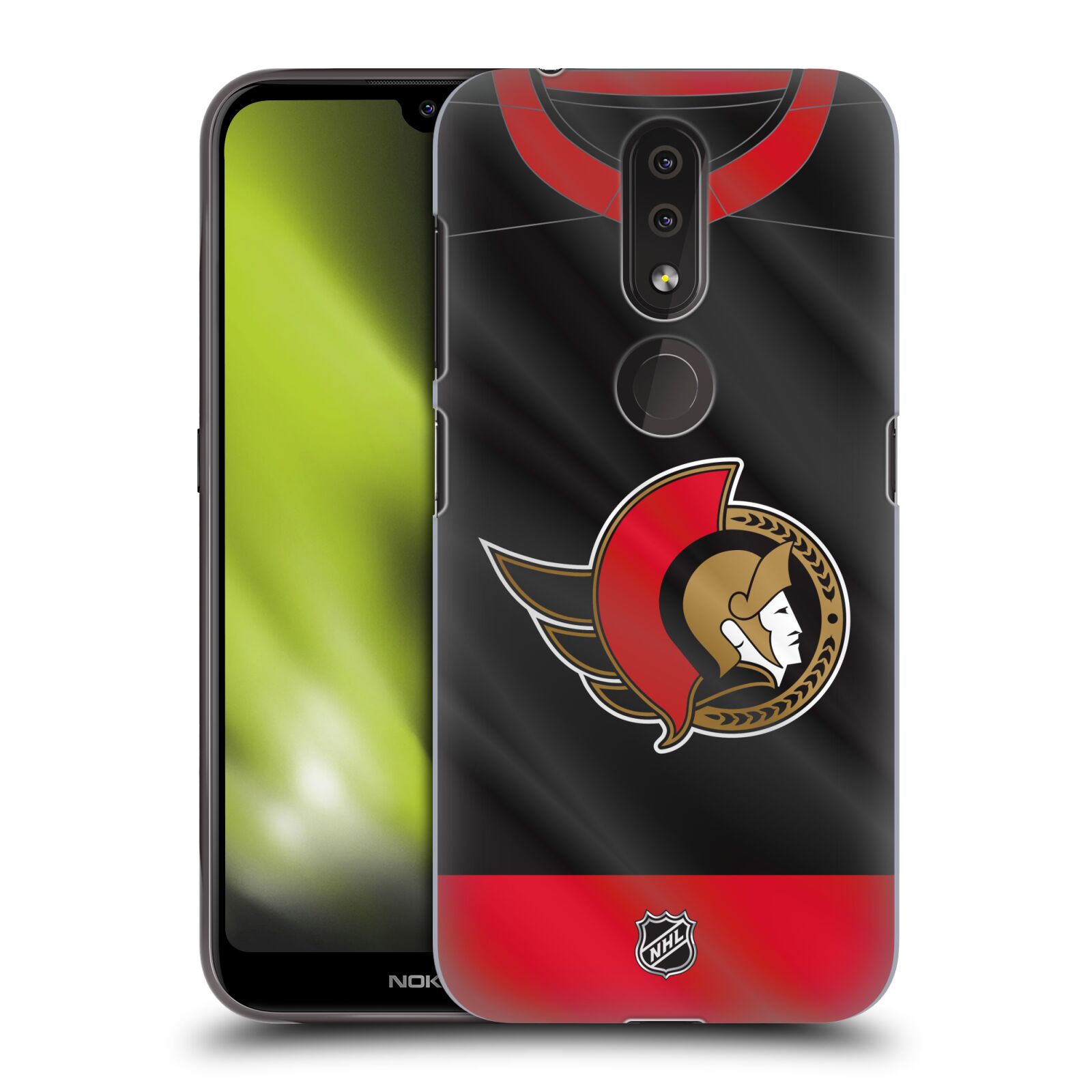 Pouzdro na mobil Nokia 4.2 - HEAD CASE - Hokej NHL - Ottawa Senators - Dres