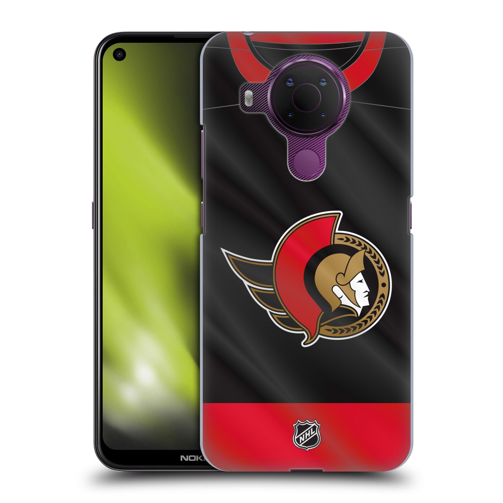 Pouzdro na mobil Nokia 5.4 - HEAD CASE - Hokej NHL - Ottawa Senators - Dres
