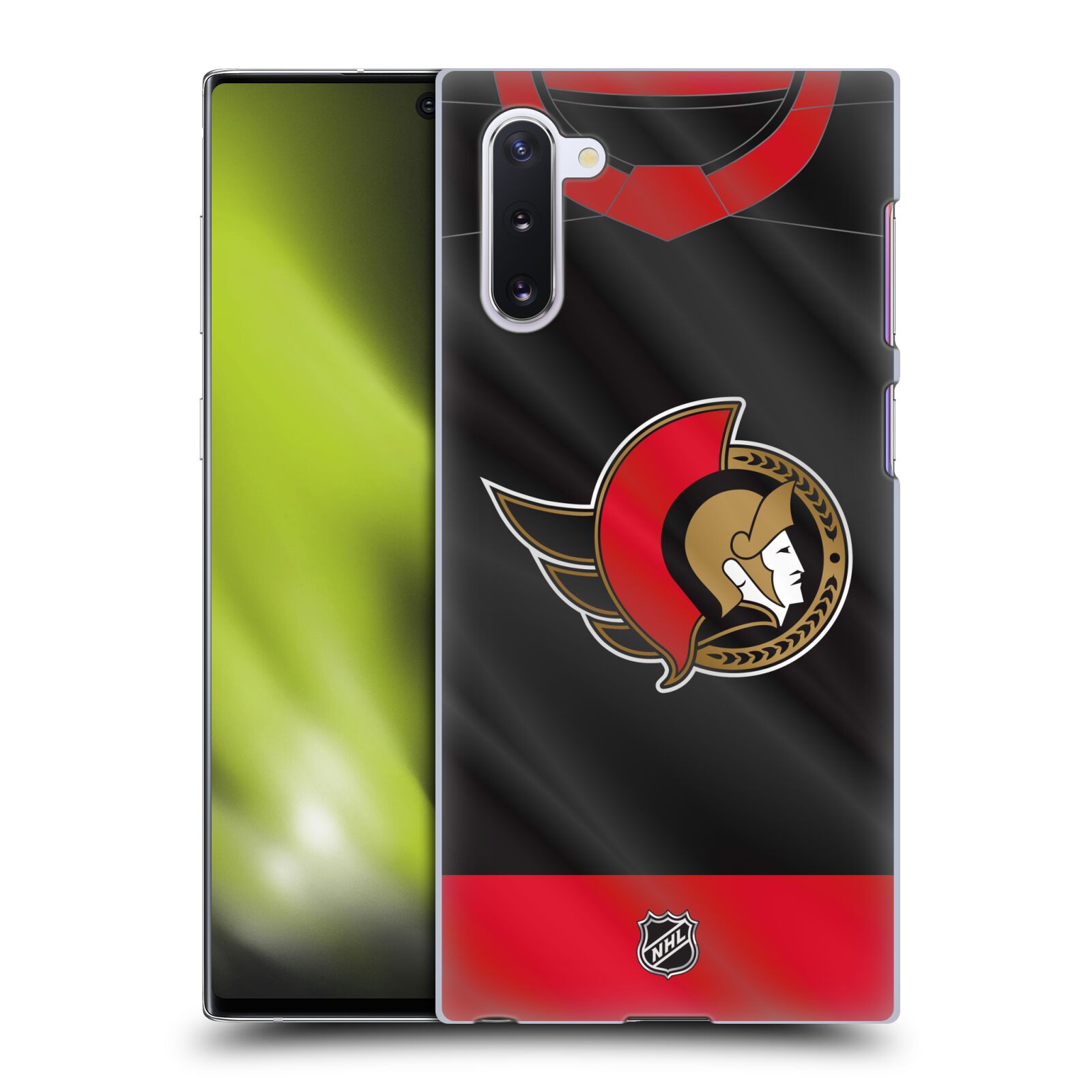 Pouzdro na mobil Samsung Galaxy Note 10 - HEAD CASE - Hokej NHL - Ottawa Senators - Dres