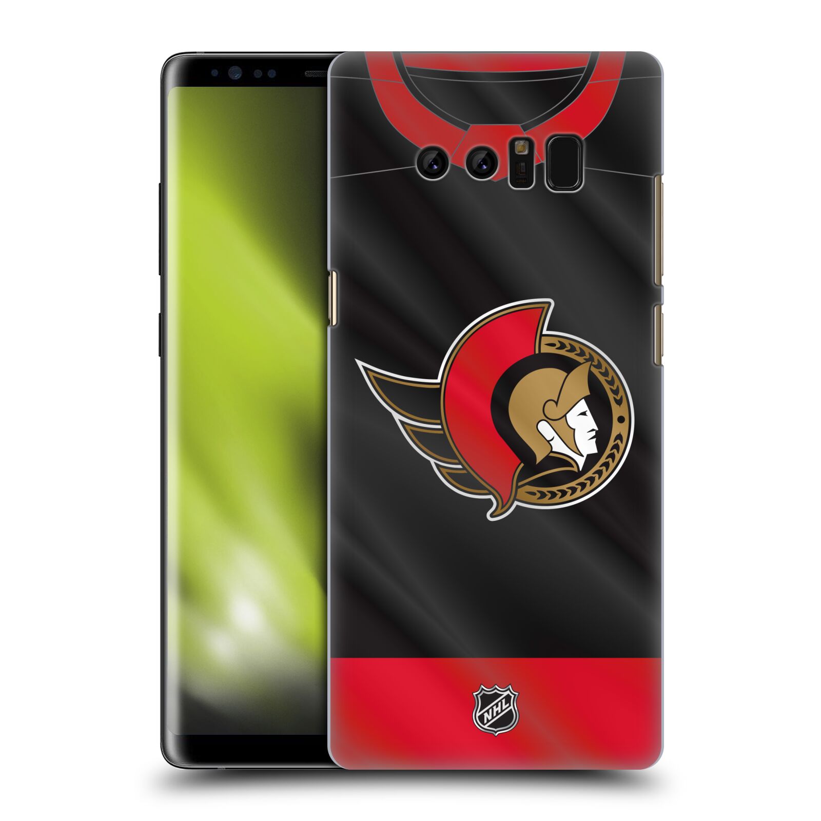 Pouzdro na mobil Samsung Galaxy Note 8 - HEAD CASE - Hokej NHL - Ottawa Senators - Dres