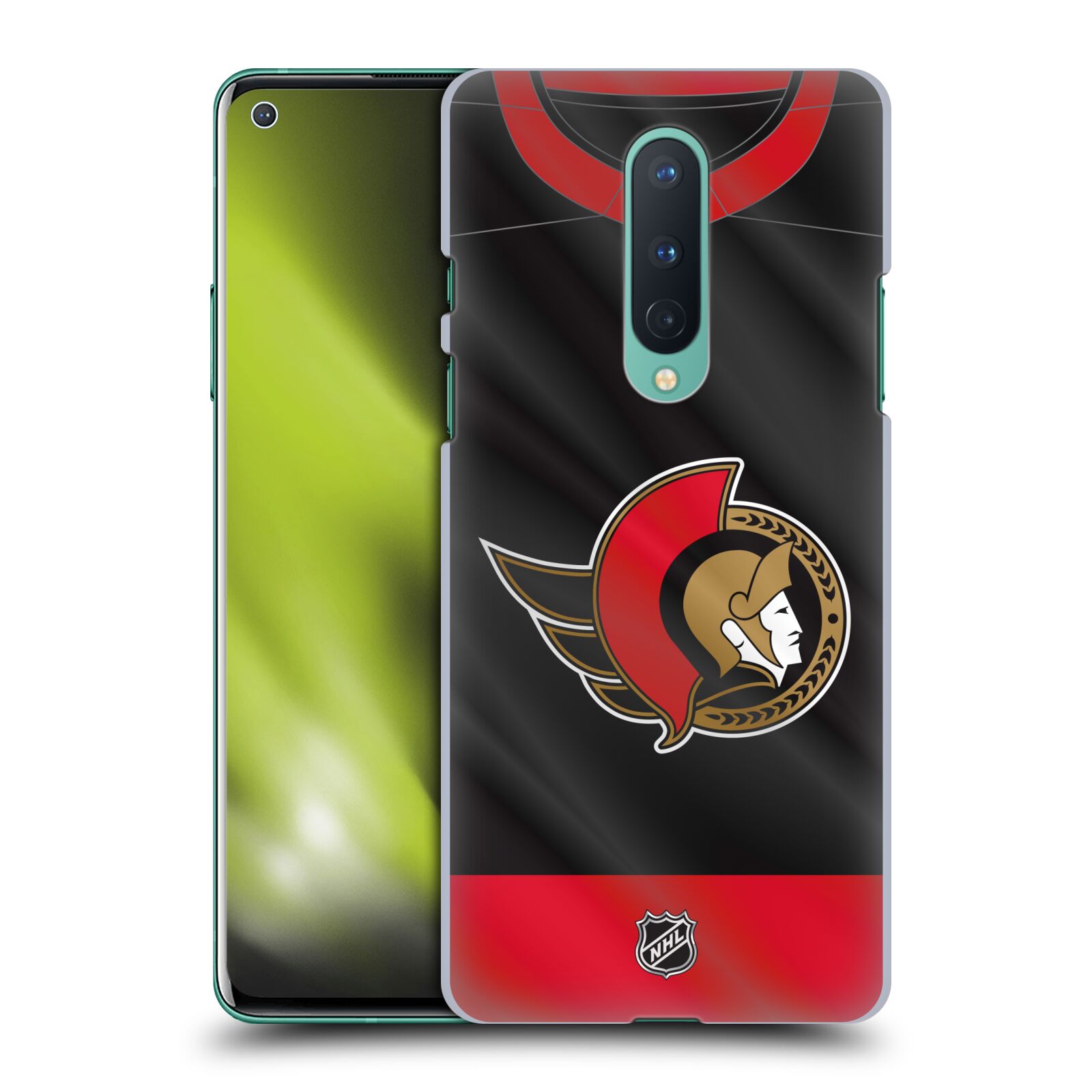 Pouzdro na mobil OnePlus 8 5G - HEAD CASE - Hokej NHL - Ottawa Senators - Dres