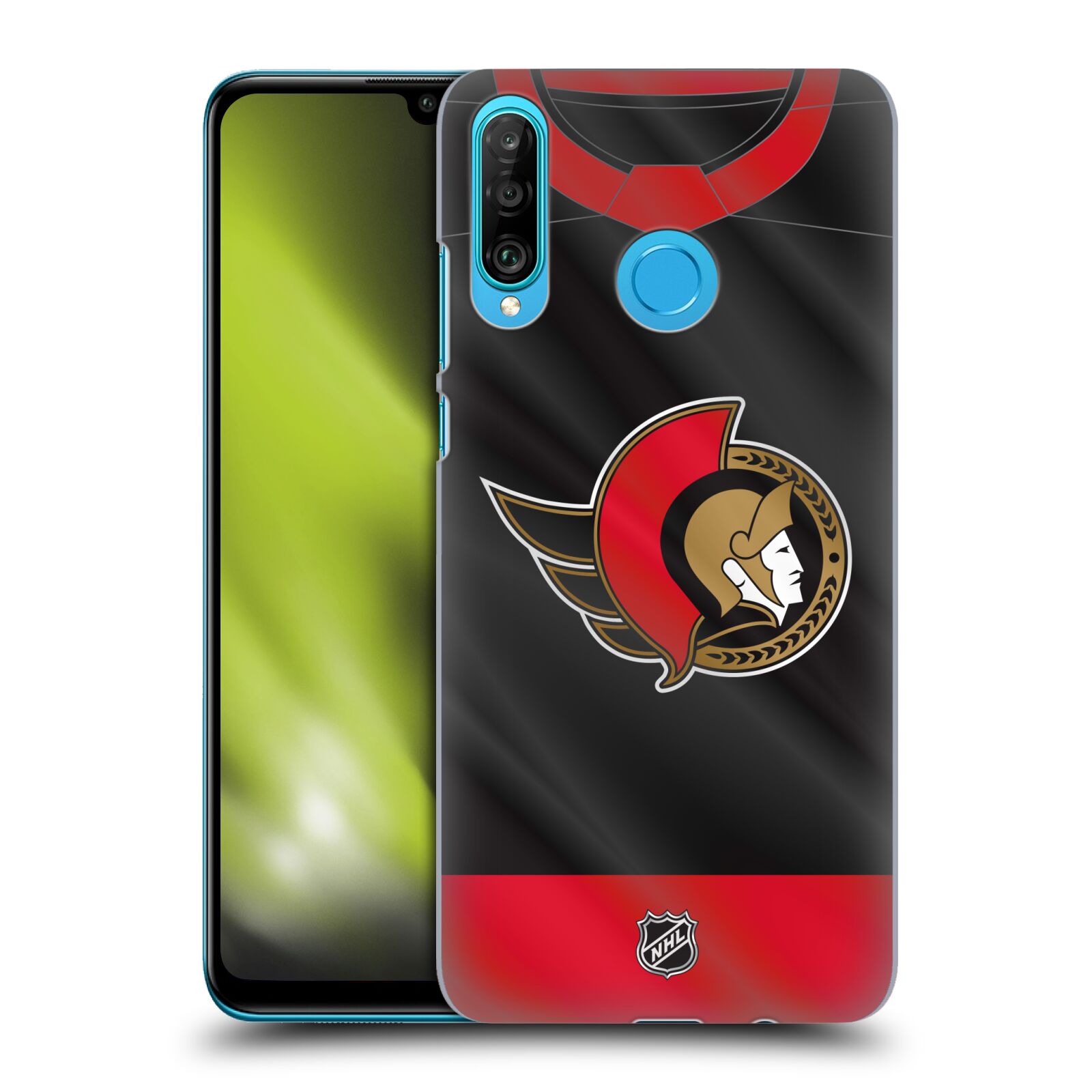 Pouzdro na mobil Huawei P30 LITE - HEAD CASE - Hokej NHL - Ottawa Senators - Dres