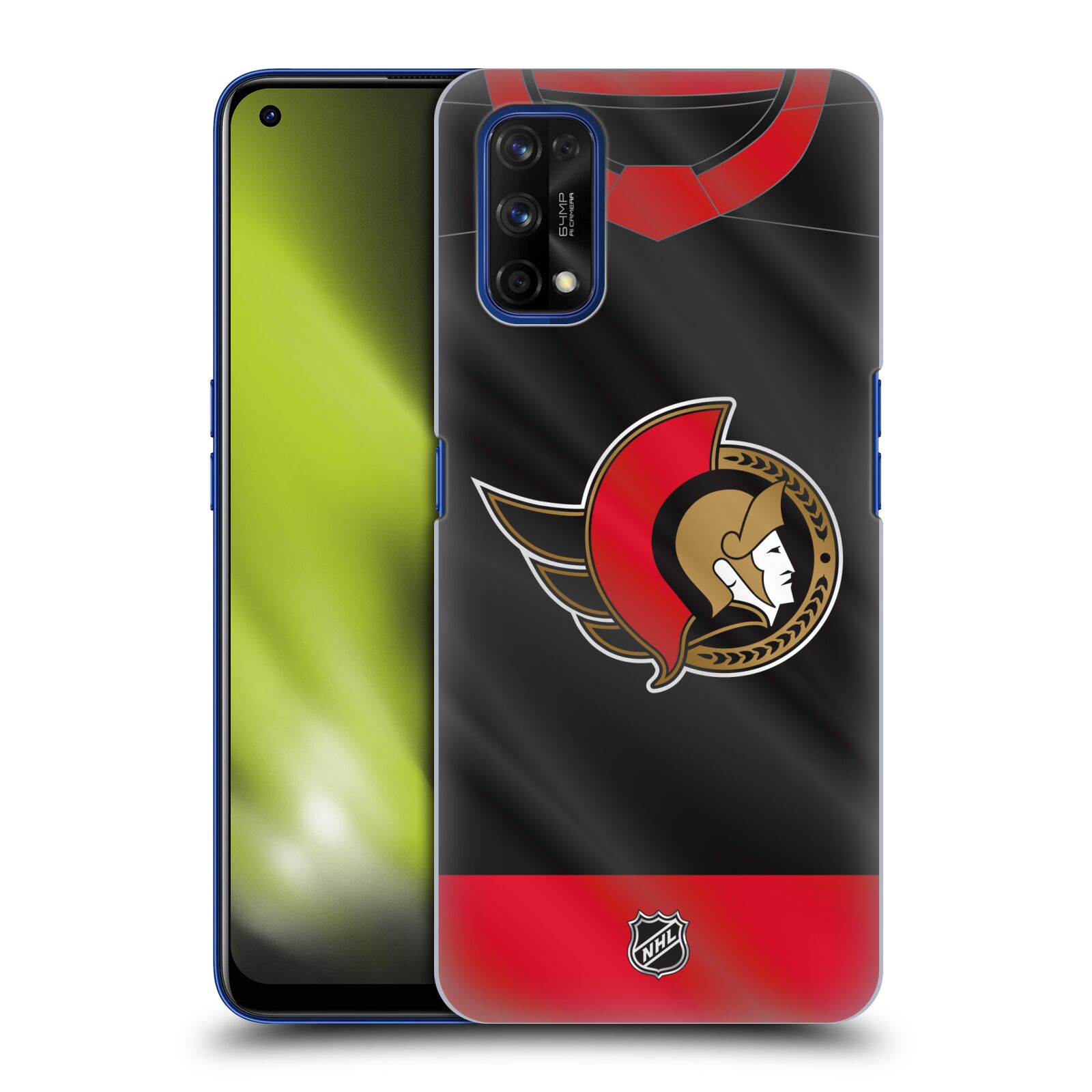 Pouzdro na mobil Realme 7 PRO - HEAD CASE - Hokej NHL - Ottawa Senators - Dres