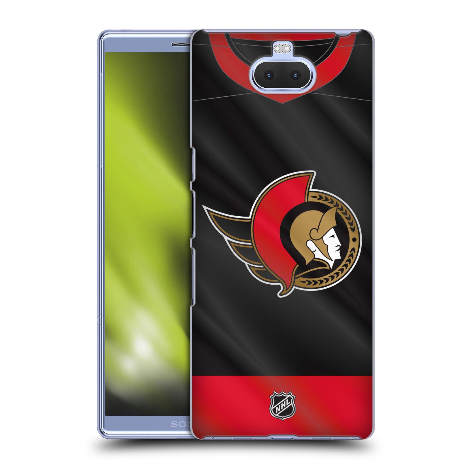 Pouzdro na mobil Sony Xperia 10 - HEAD CASE - Hokej NHL - Ottawa Senators - Dres