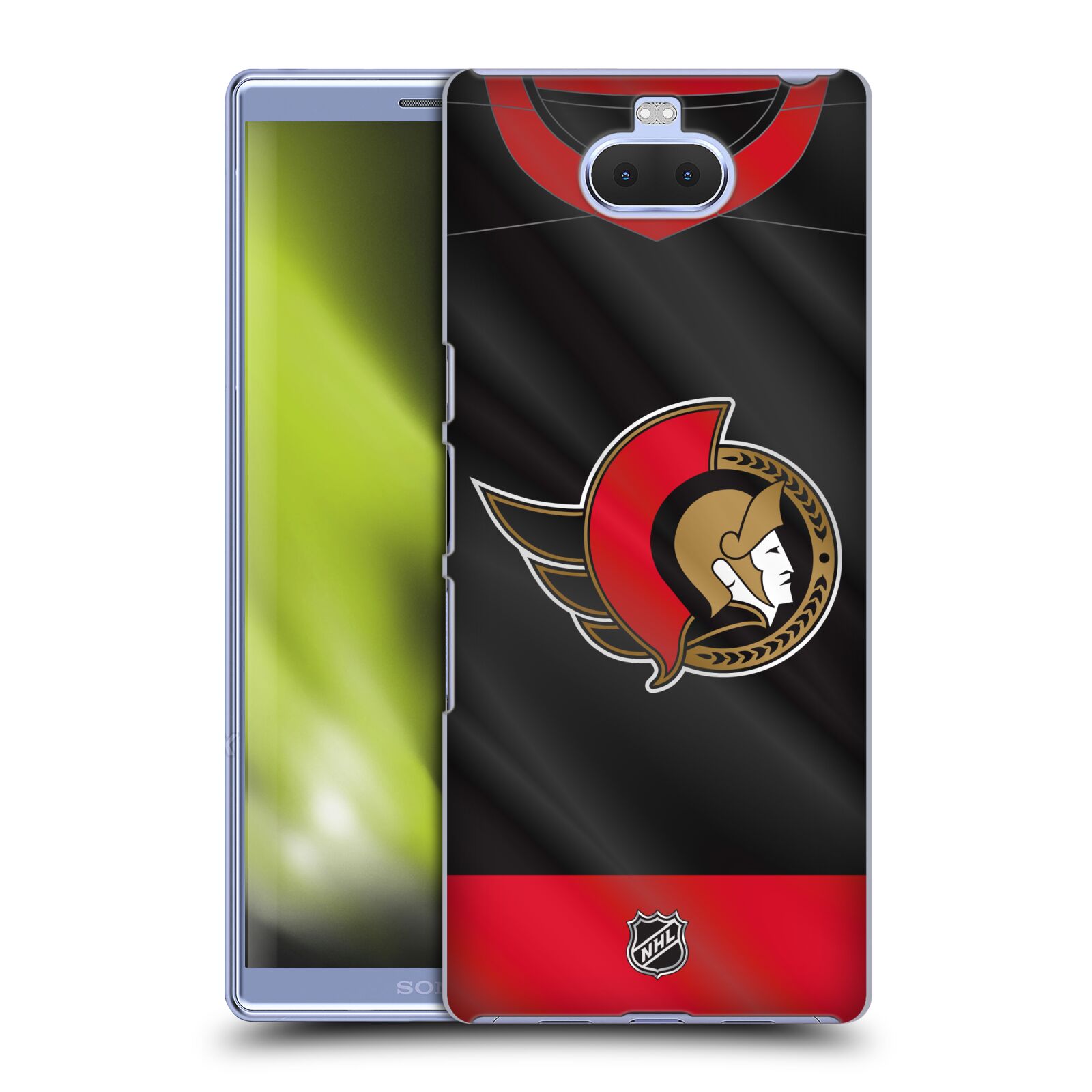 Pouzdro na mobil Sony Xperia 10 Plus - HEAD CASE - Hokej NHL - Ottawa Senators - Dres
