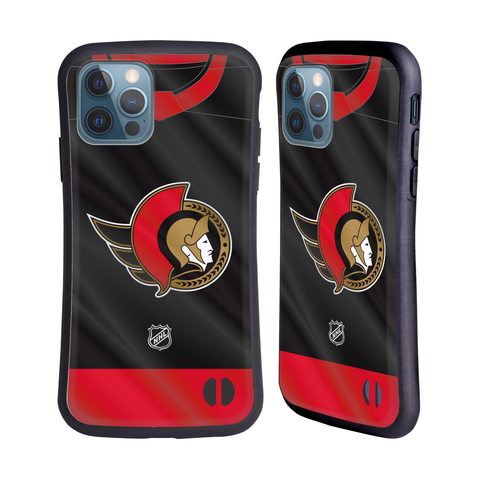 Obal na mobil Apple iPhone 12 / 12 PRO - HEAD CASE - NHL - Ottawa Senators dres