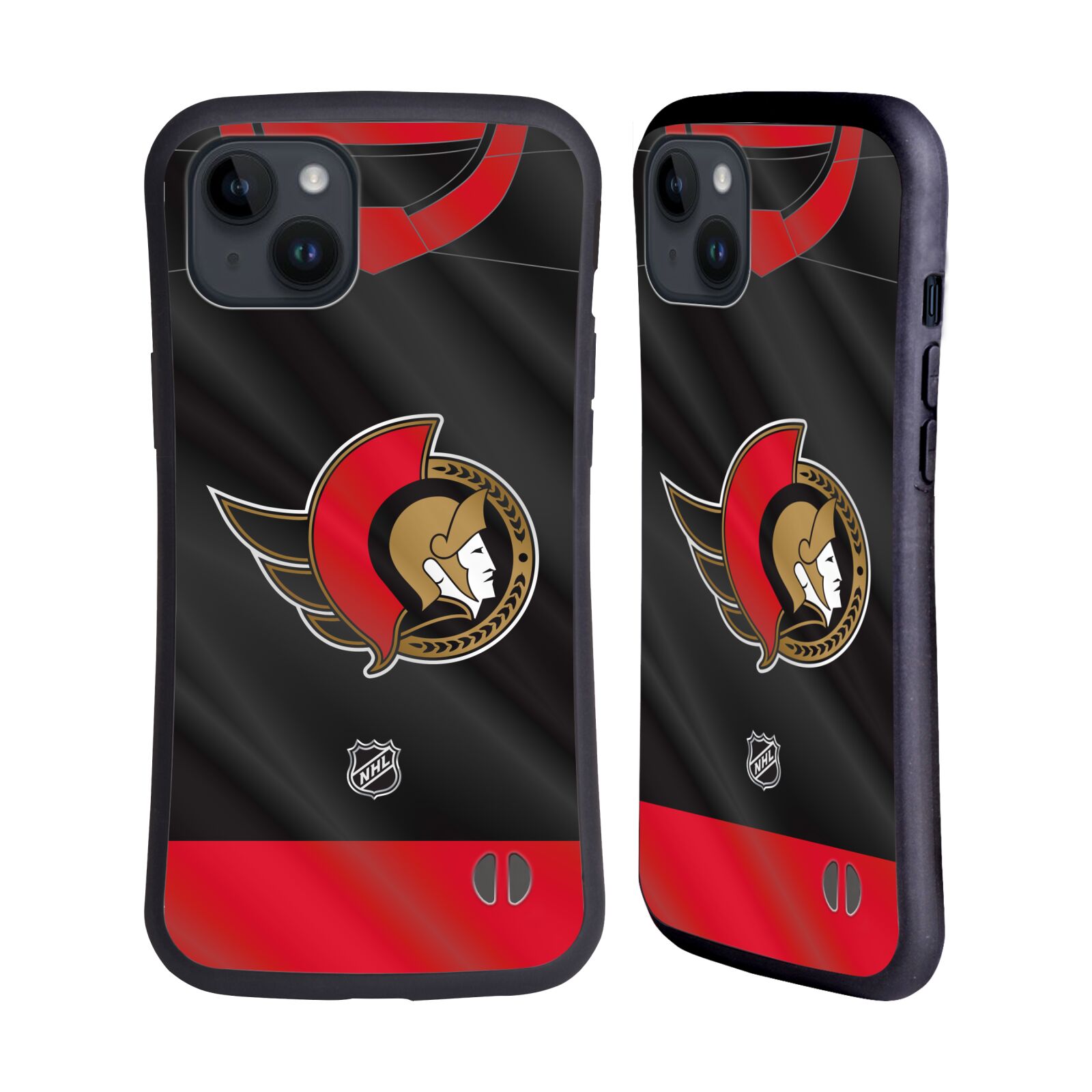 Obal na mobil Apple iPhone 15 PLUS - HEAD CASE - NHL - Ottawa Senators dres