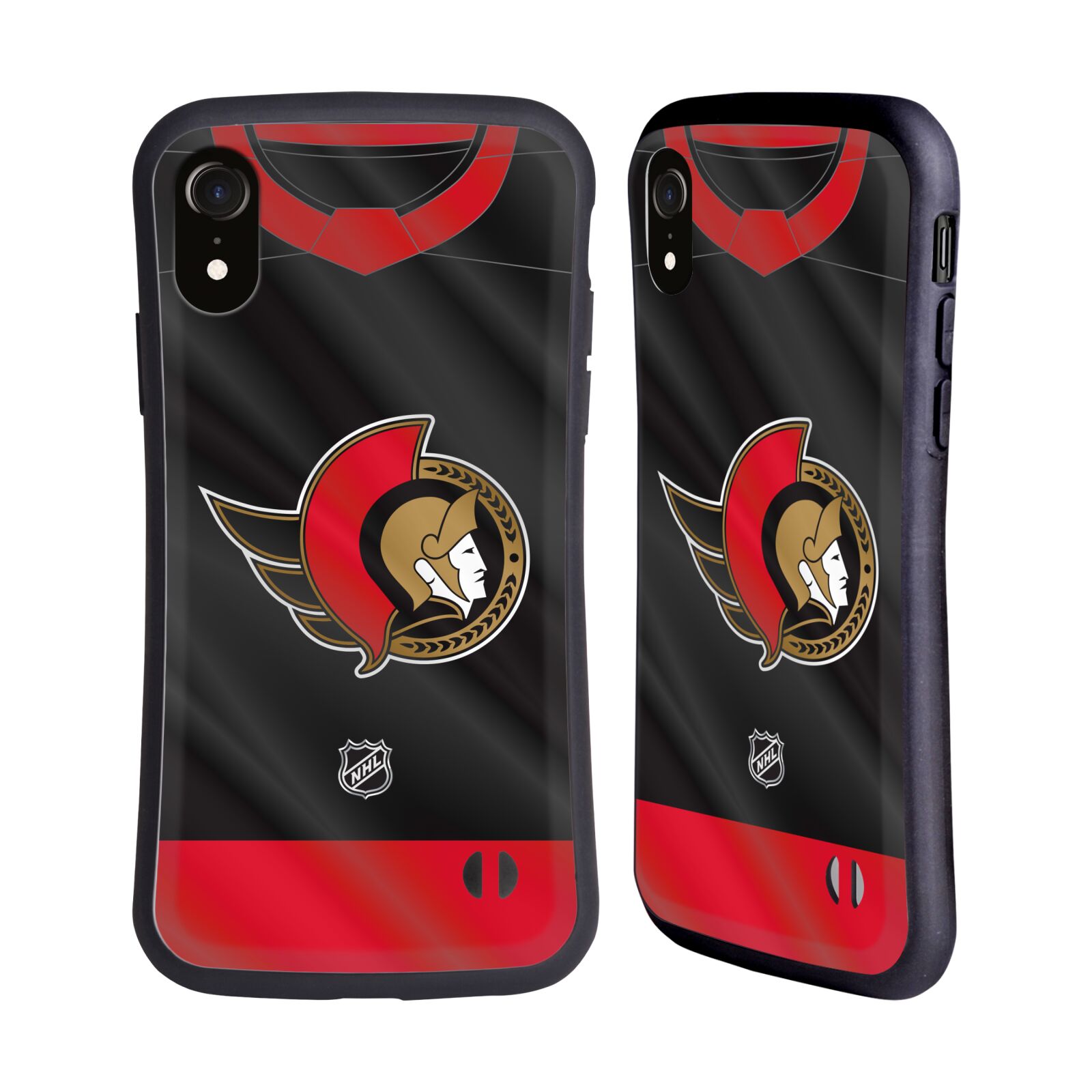 Obal na mobil Apple iPhone XR - HEAD CASE - NHL - Ottawa Senators dres