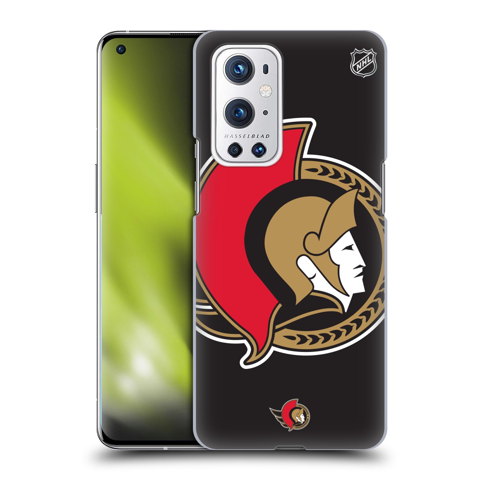Pouzdro na mobil OnePlus 9 PRO - HEAD CASE - Hokej NHL - Ottawa Senators - Velký znak