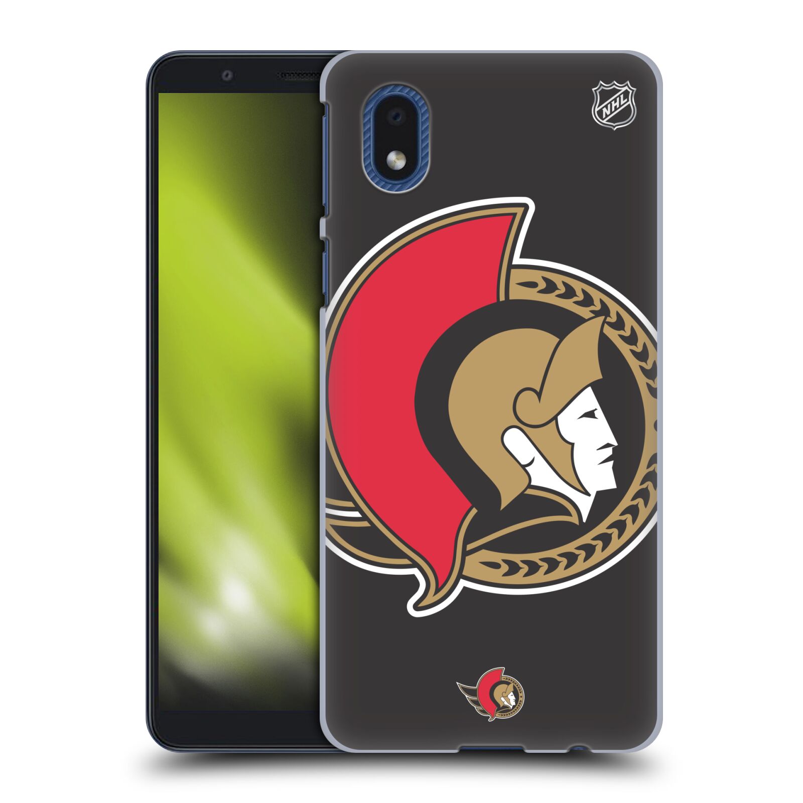 Pouzdro na mobil Samsung Galaxy A01 CORE - HEAD CASE - Hokej NHL - Ottawa Senators - Velký znak