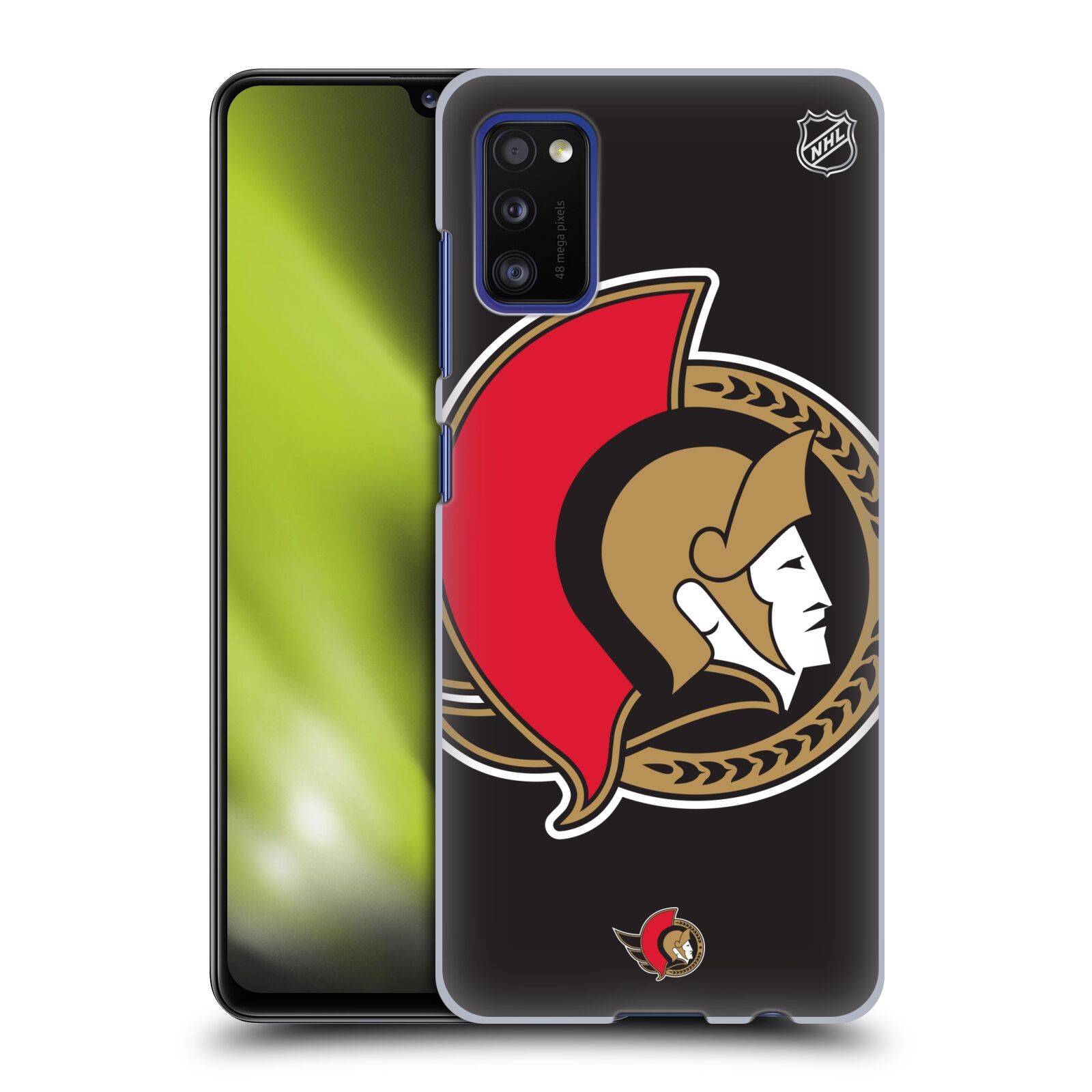 Pouzdro na mobil Samsung Galaxy A41 - HEAD CASE - Hokej NHL - Ottawa Senators - Velký znak