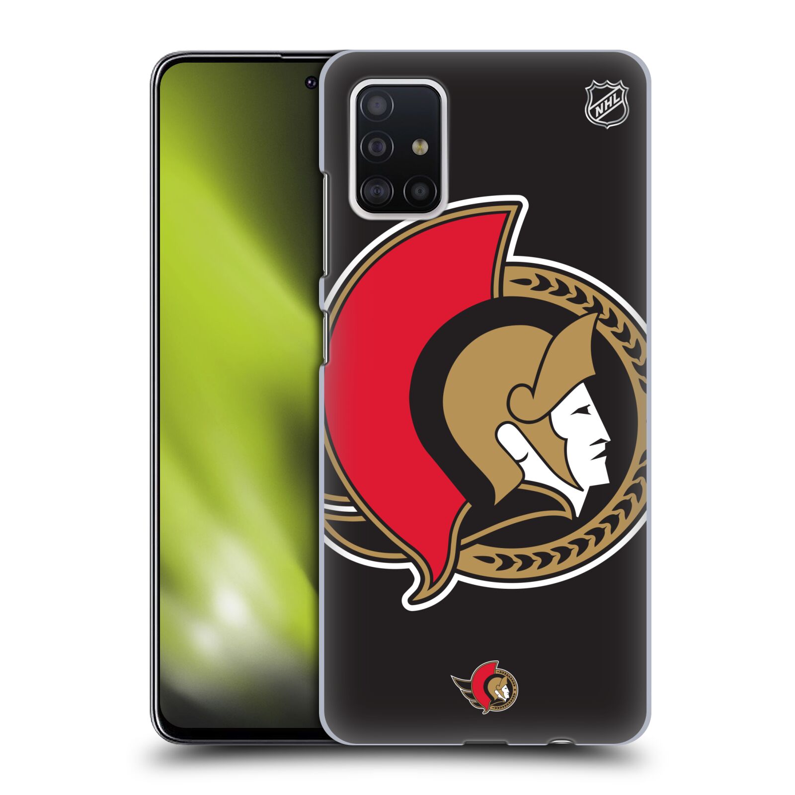 Pouzdro na mobil Samsung Galaxy A51 - HEAD CASE - Hokej NHL - Ottawa Senators - Velký znak