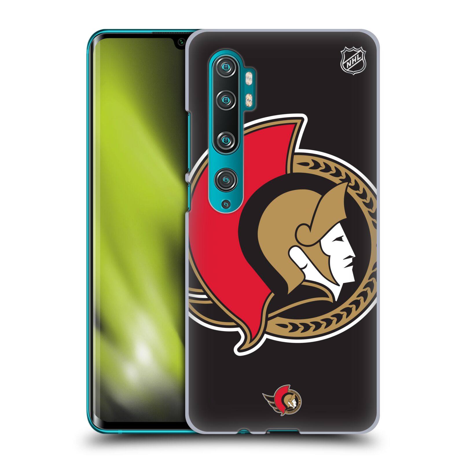 Pouzdro na mobil Xiaomi Mi Note 10 / Mi Note 10 Pro - HEAD CASE - Hokej NHL - Ottawa Senators - Velký znak