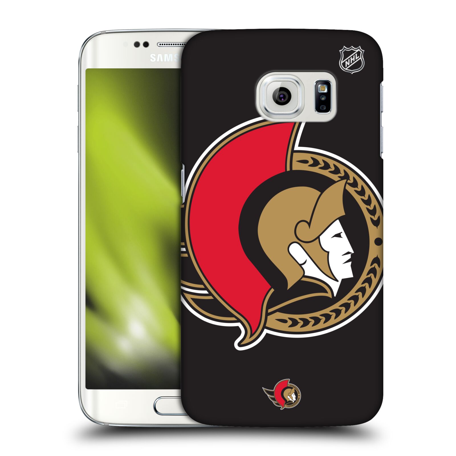 Pouzdro na mobil Samsung Galaxy S6 EDGE - HEAD CASE - Hokej NHL - Ottawa Senators - Velký znak