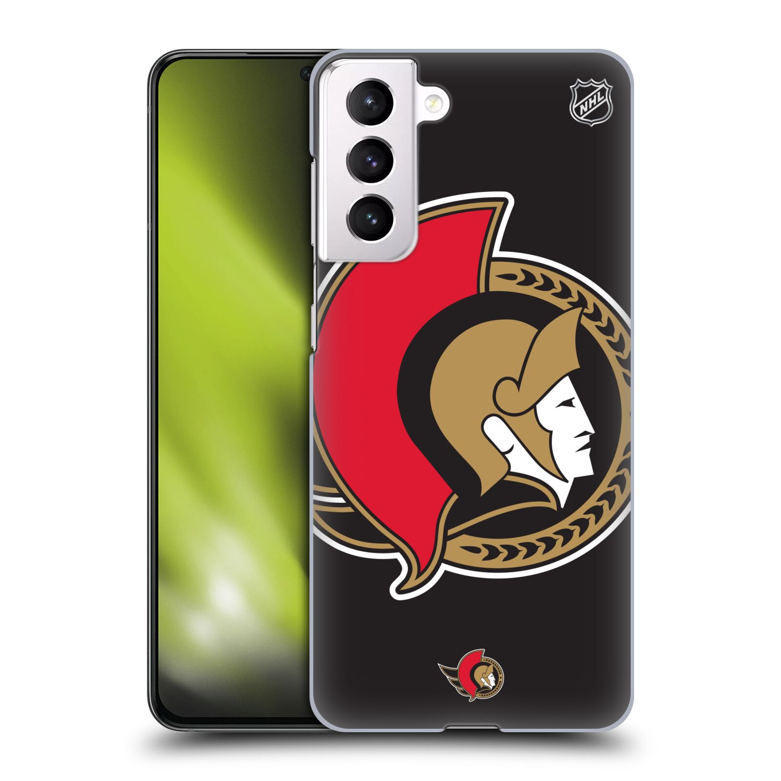 Pouzdro na mobil Samsung Galaxy S21 5G - HEAD CASE - Hokej NHL - Ottawa Senators - Velký znak