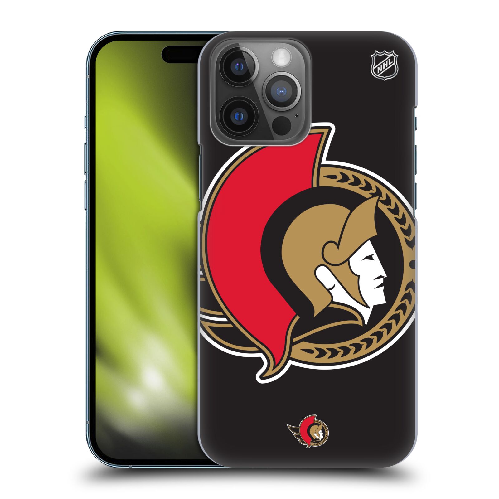 Pouzdro na mobil Apple Iphone 14 PRO MAX - HEAD CASE - Hokej NHL - Ottawa Senators - Velký znak