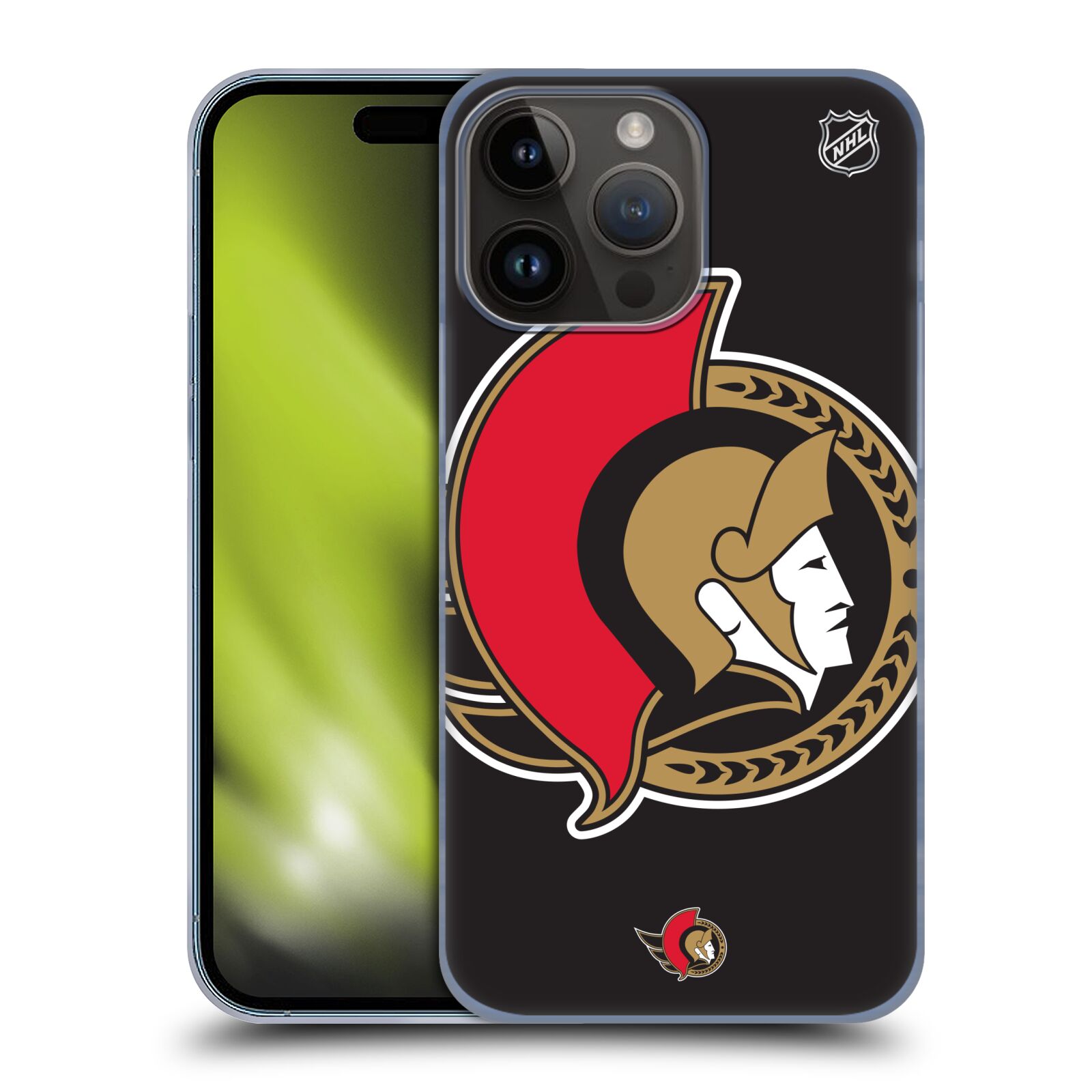 Plastový obal HEAD CASE na mobil Apple Iphone 15 PRO MAX  Hokej NHL - Ottawa Senators - Velký znak