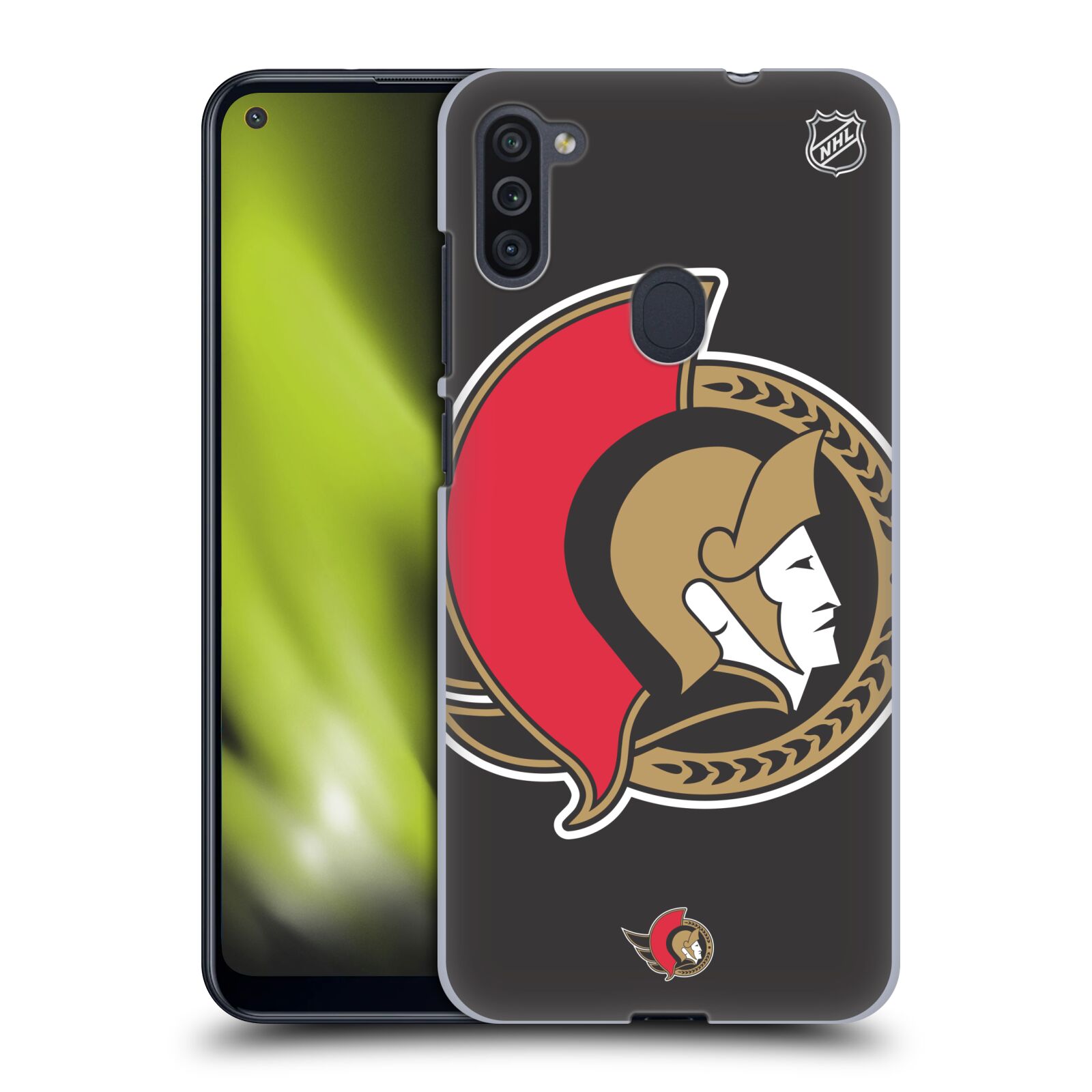Pouzdro na mobil Samsung Galaxy M11 - HEAD CASE - Hokej NHL - Ottawa Senators - Velký znak
