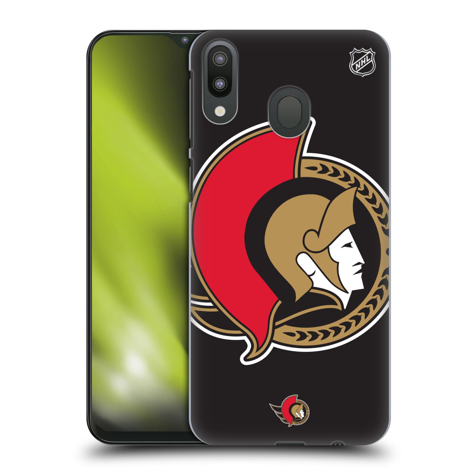 Pouzdro na mobil Samsung Galaxy M20 - HEAD CASE - Hokej NHL - Ottawa Senators - Velký znak