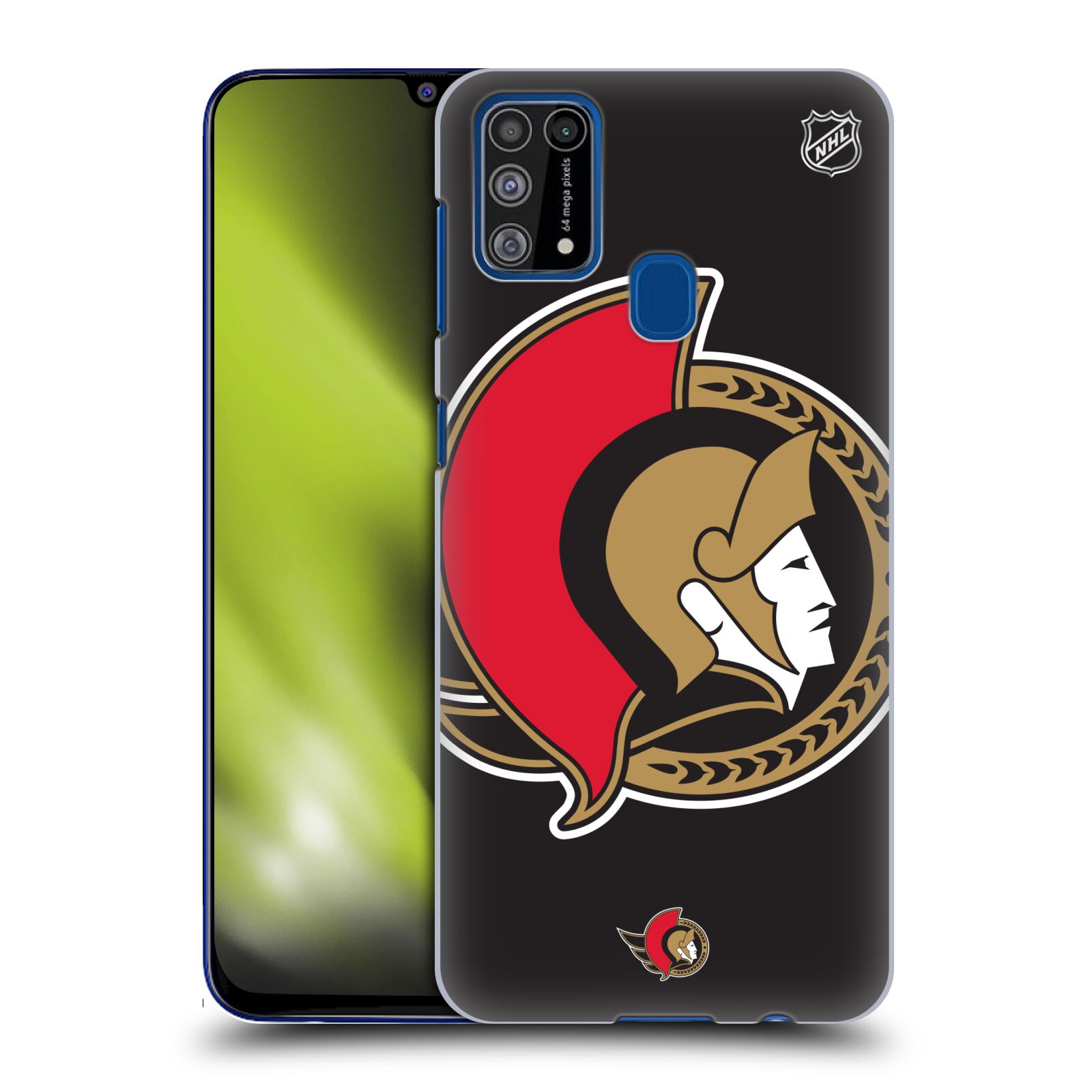 Pouzdro na mobil Samsung Galaxy M31 - HEAD CASE - Hokej NHL - Ottawa Senators - Velký znak