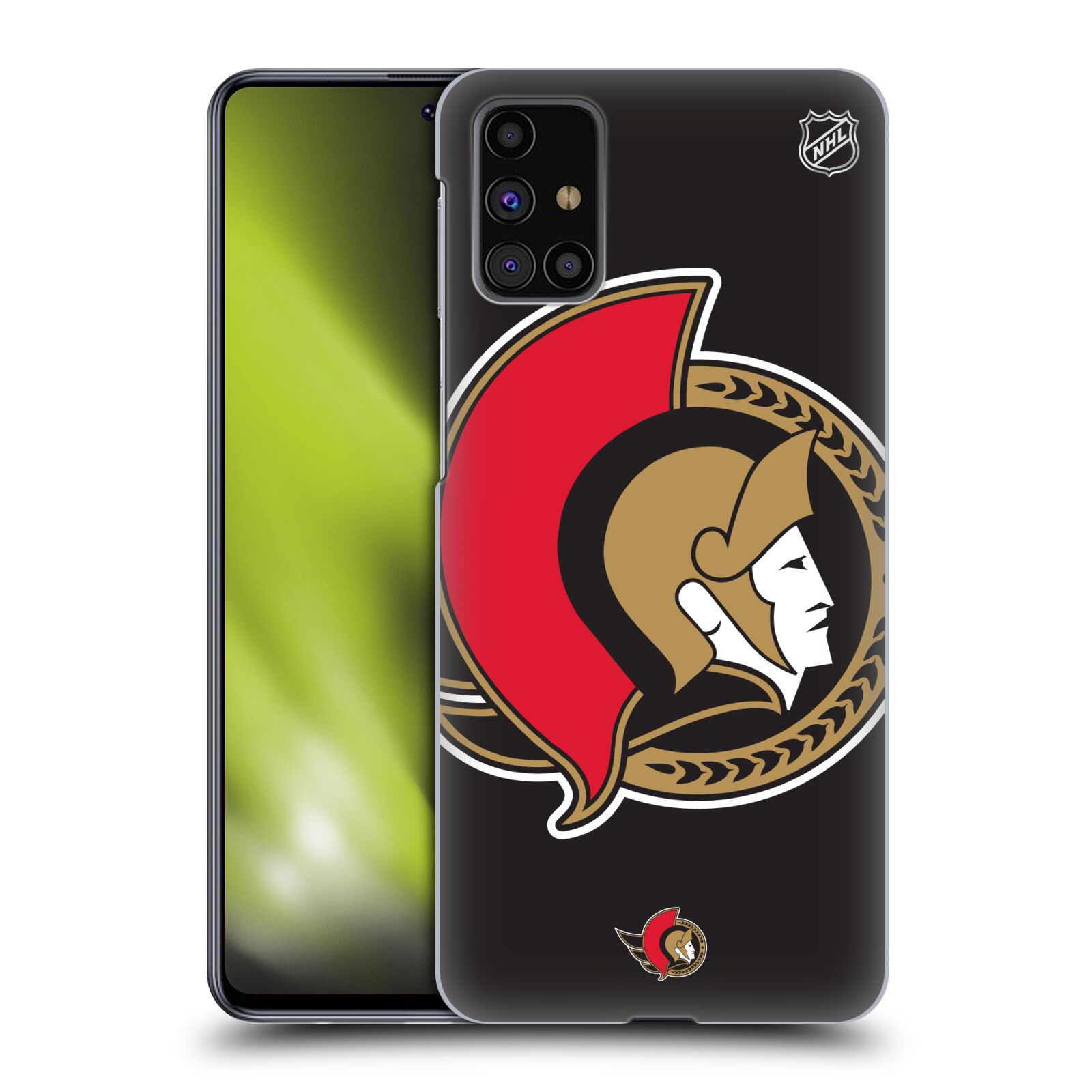 Pouzdro na mobil Samsung Galaxy M31s - HEAD CASE - Hokej NHL - Ottawa Senators - Velký znak