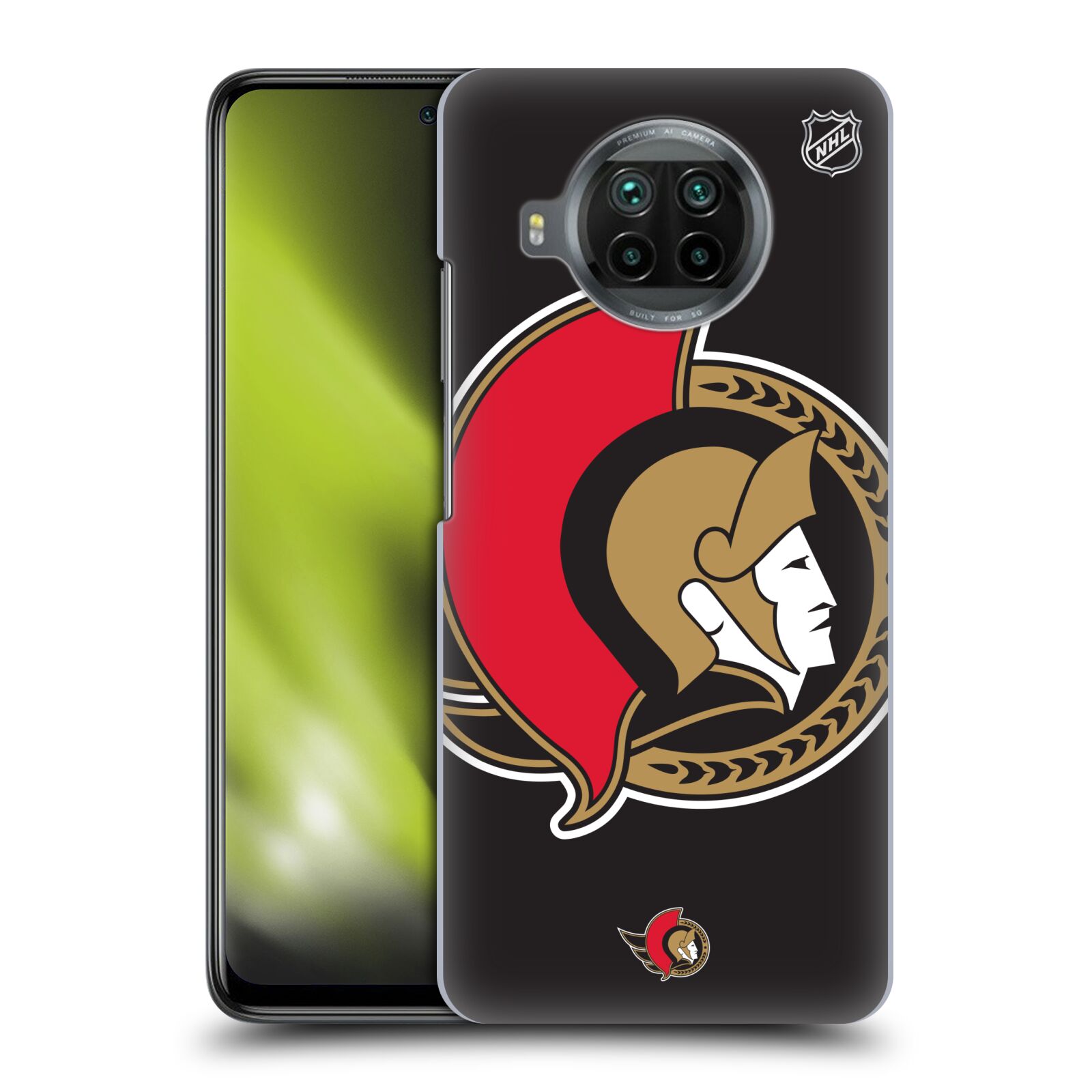 Pouzdro na mobil Xiaomi  Mi 10T LITE 5G - HEAD CASE - Hokej NHL - Ottawa Senators - Velký znak