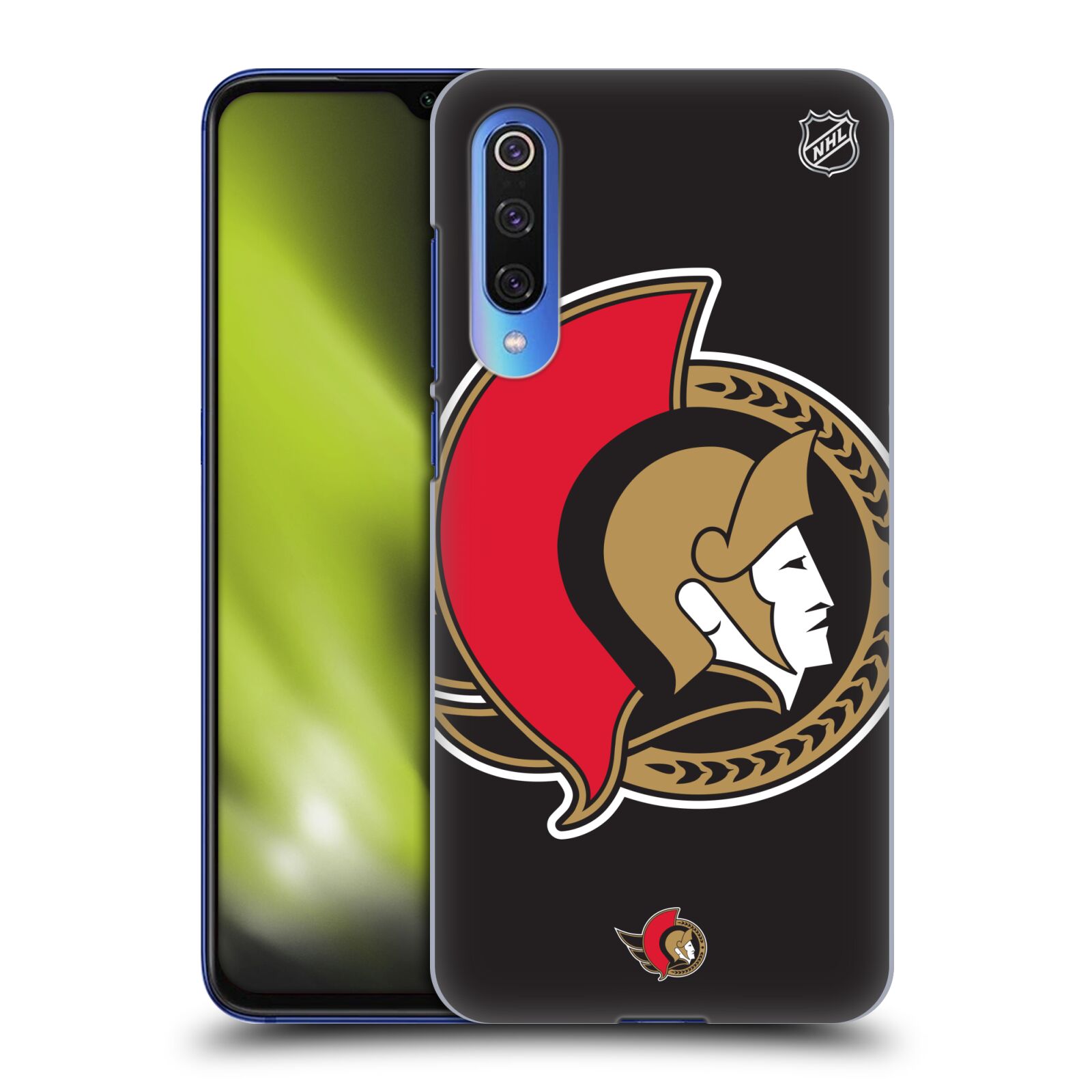 Pouzdro na mobil Xiaomi  Mi 9 SE - HEAD CASE - Hokej NHL - Ottawa Senators - Velký znak