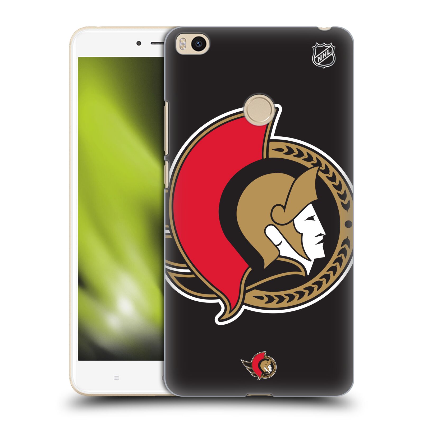 Pouzdro na mobil Xiaomi Mi Max 2 - HEAD CASE - Hokej NHL - Ottawa Senators - Velký znak