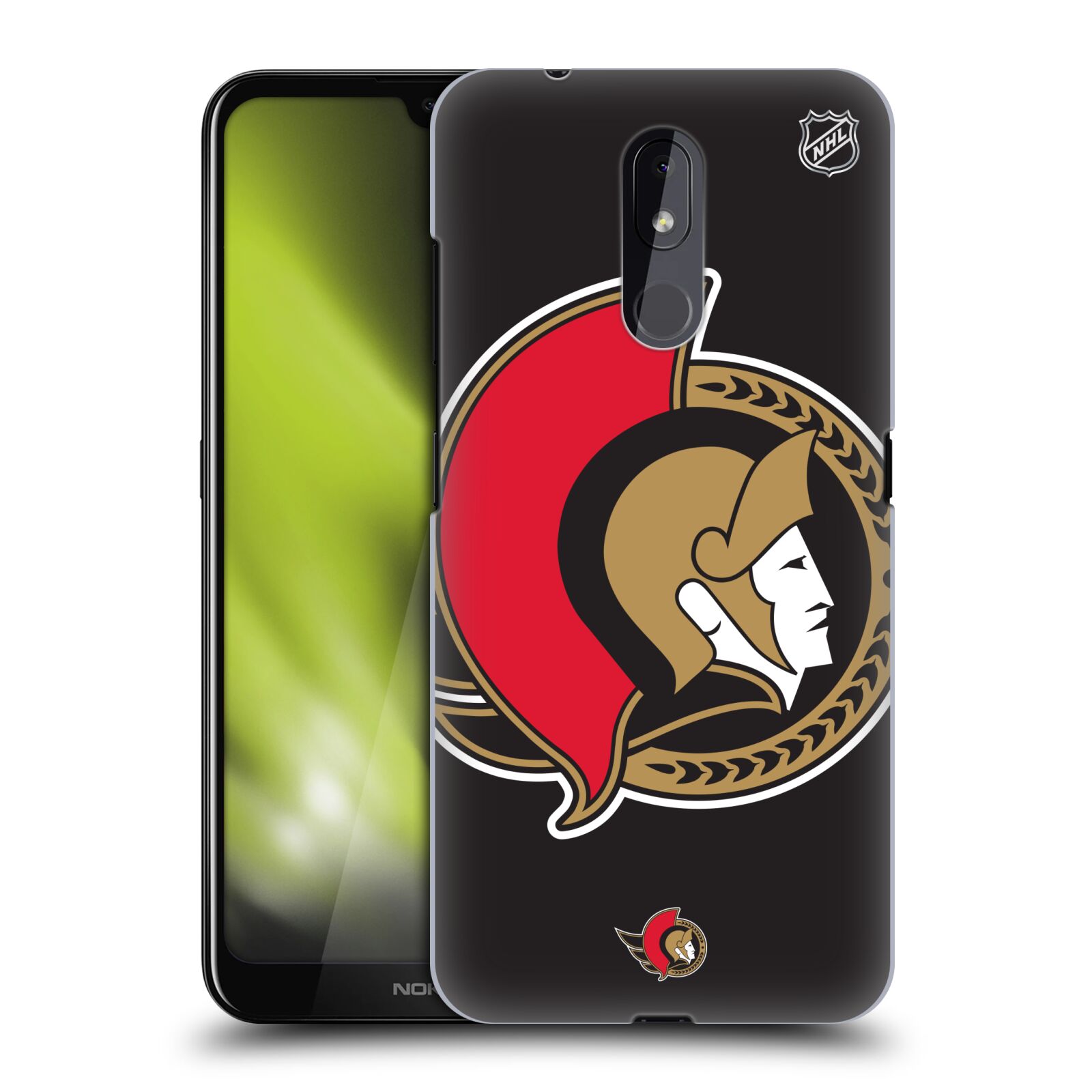 Pouzdro na mobil Nokia 3.2 - HEAD CASE - Hokej NHL - Ottawa Senators - Velký znak