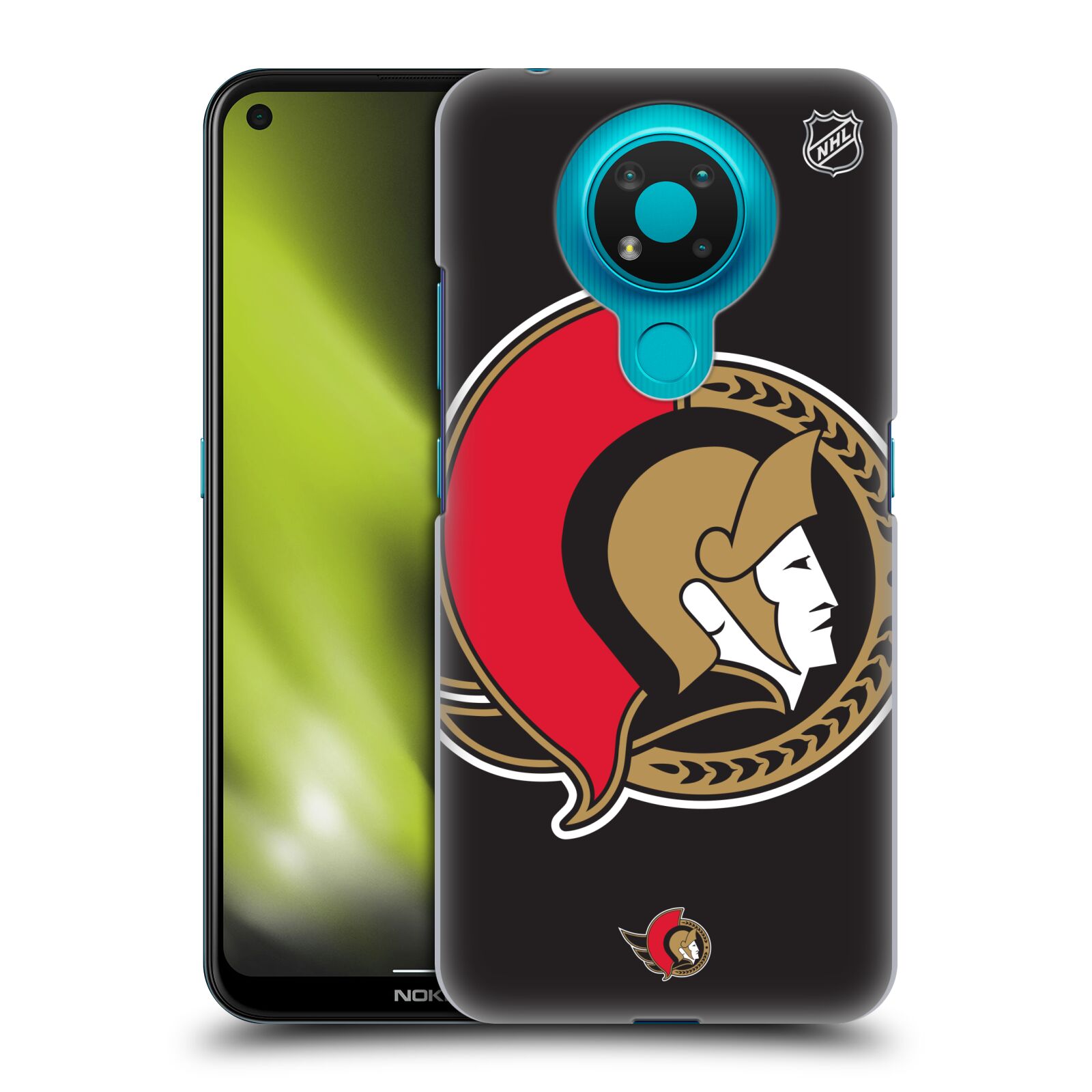 Pouzdro na mobil Nokia 3.4 - HEAD CASE - Hokej NHL - Ottawa Senators - Velký znak