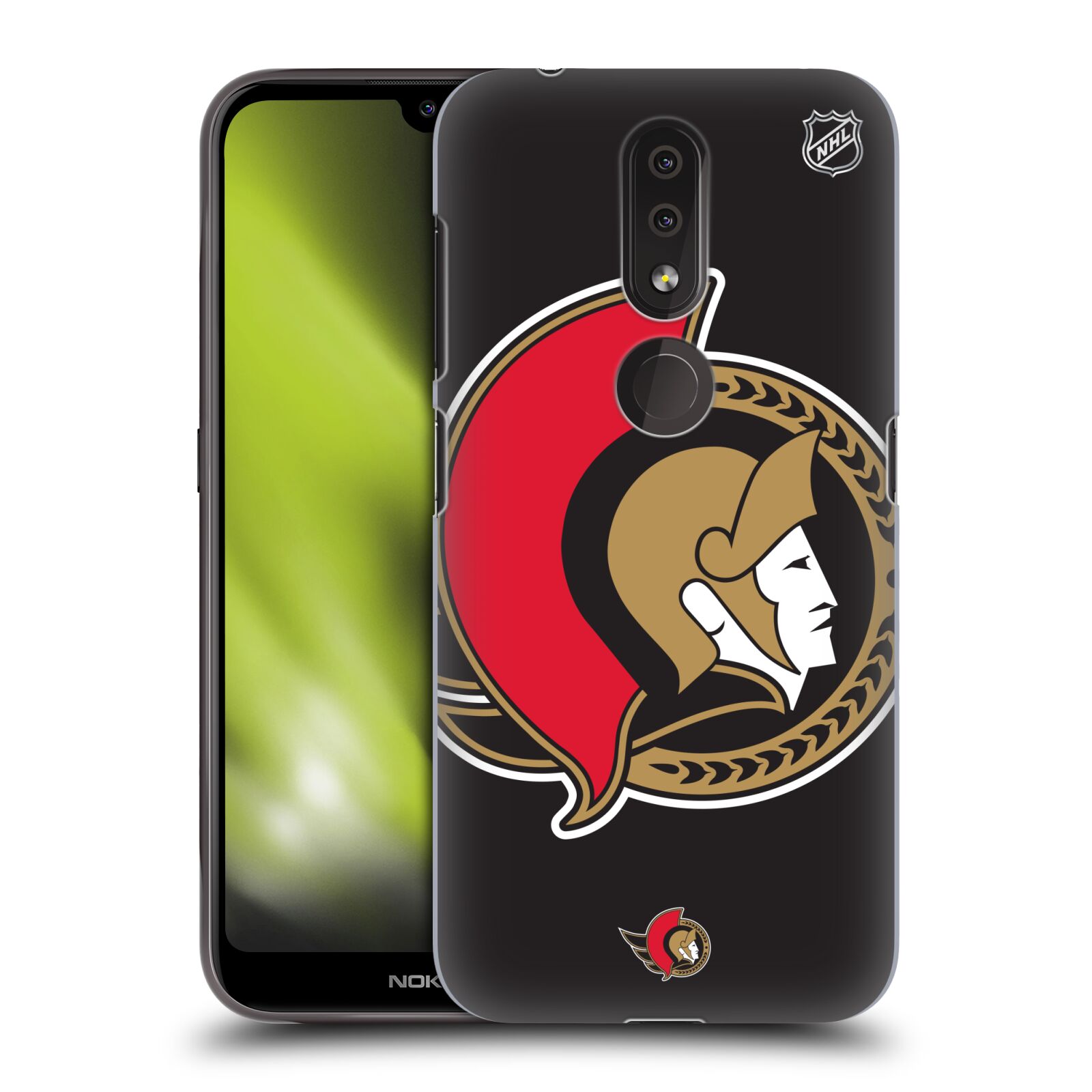 Pouzdro na mobil Nokia 4.2 - HEAD CASE - Hokej NHL - Ottawa Senators - Velký znak