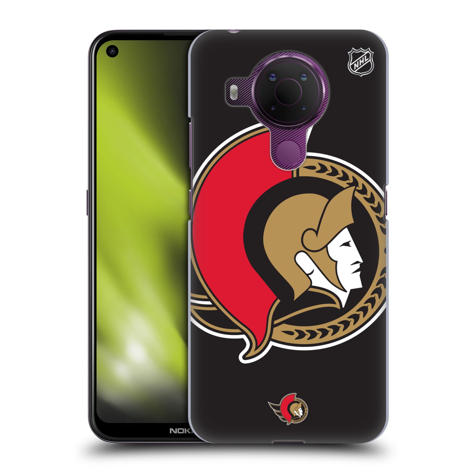 Pouzdro na mobil Nokia 5.4 - HEAD CASE - Hokej NHL - Ottawa Senators - Velký znak