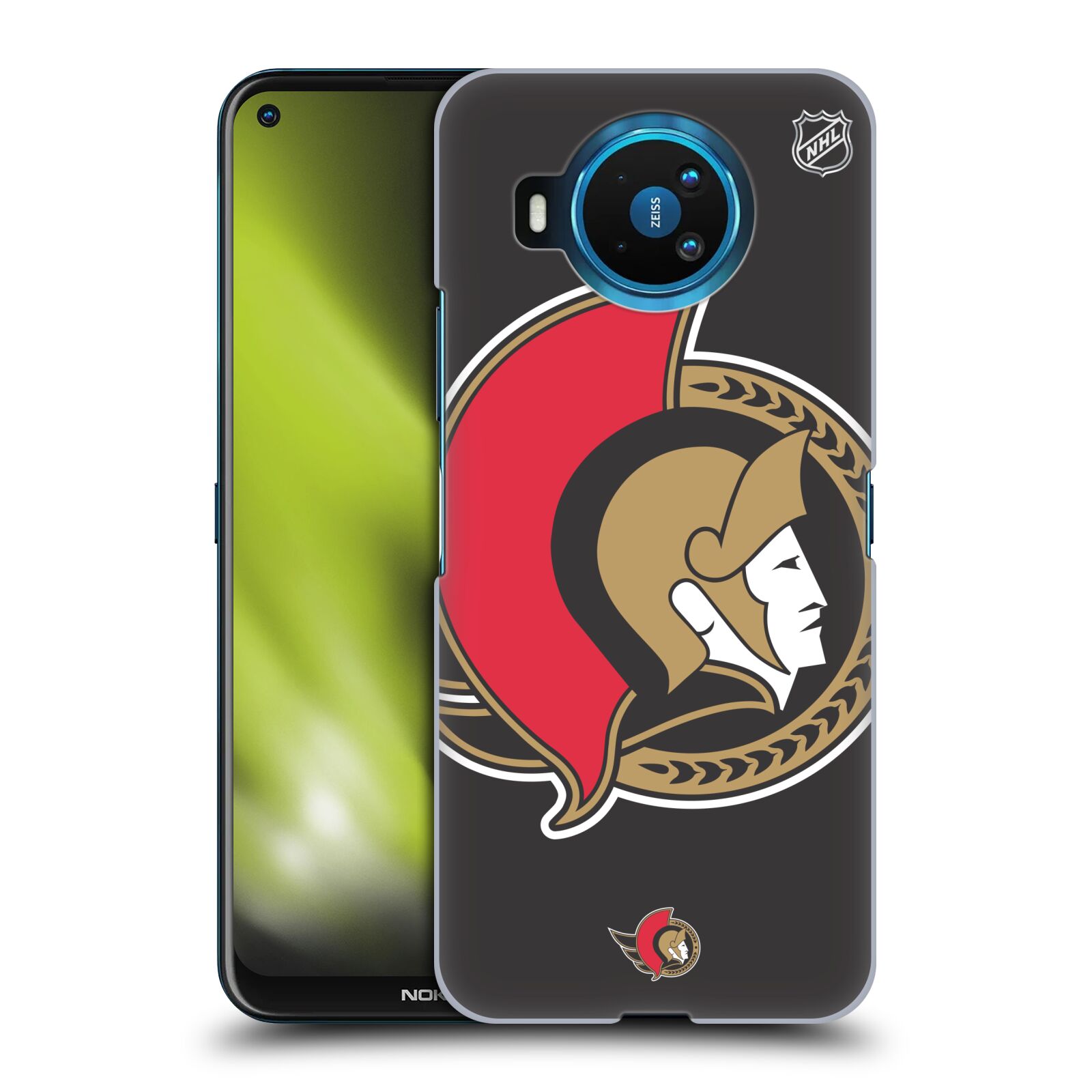 Pouzdro na mobil NOKIA 8.3 - HEAD CASE - Hokej NHL - Ottawa Senators - Velký znak