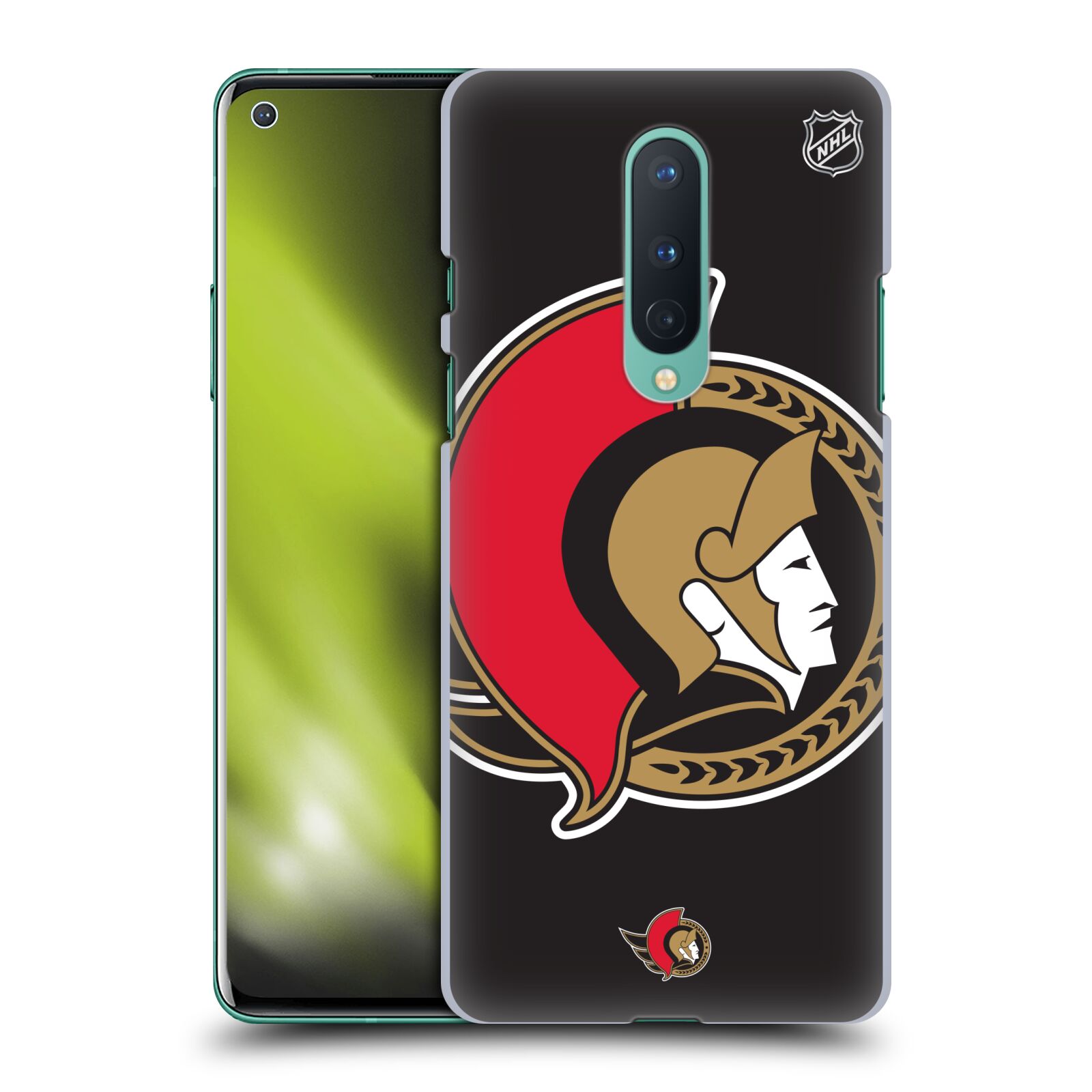 Pouzdro na mobil OnePlus 8 5G - HEAD CASE - Hokej NHL - Ottawa Senators - Velký znak
