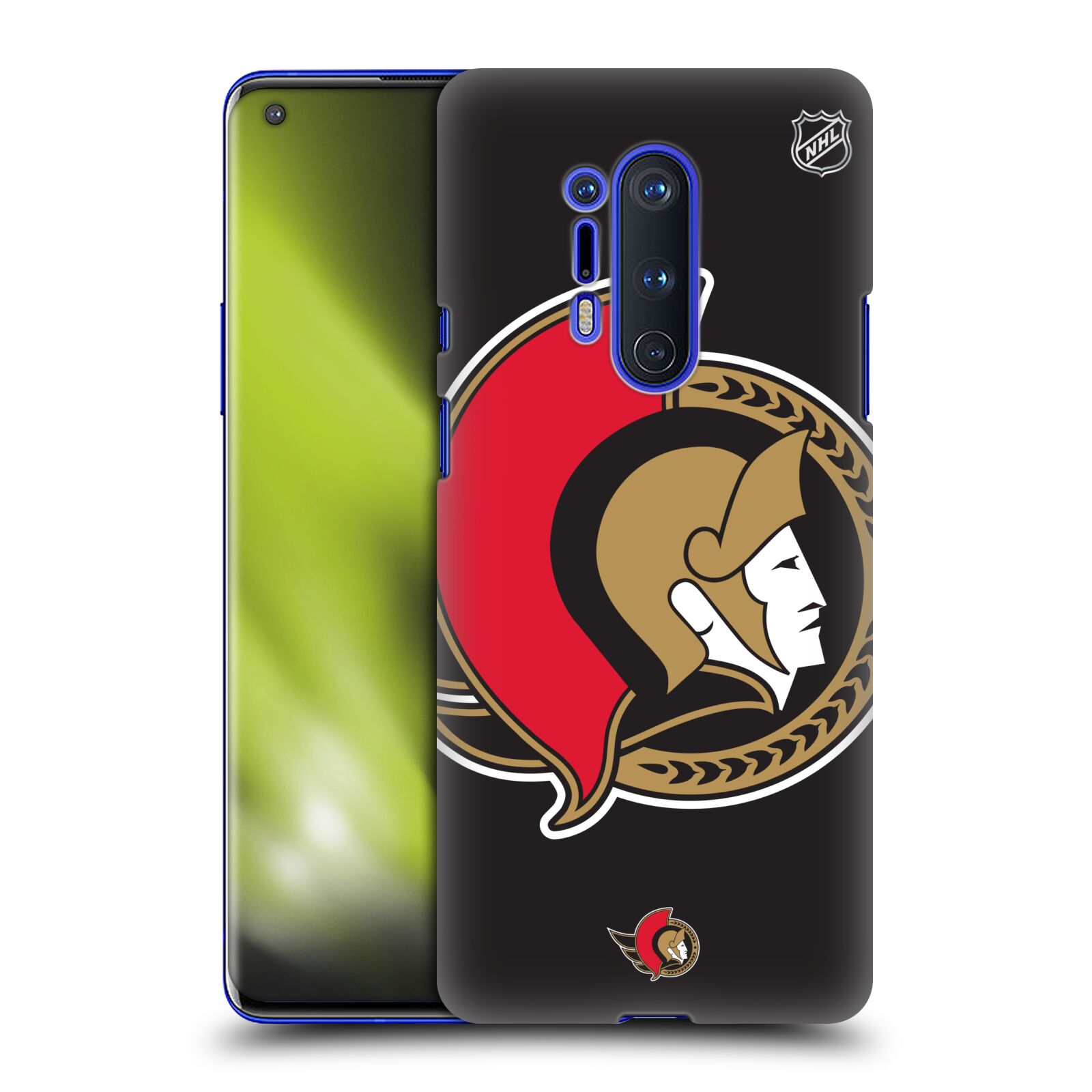 Pouzdro na mobil OnePlus 8 PRO 5G - HEAD CASE - Hokej NHL - Ottawa Senators - Velký znak