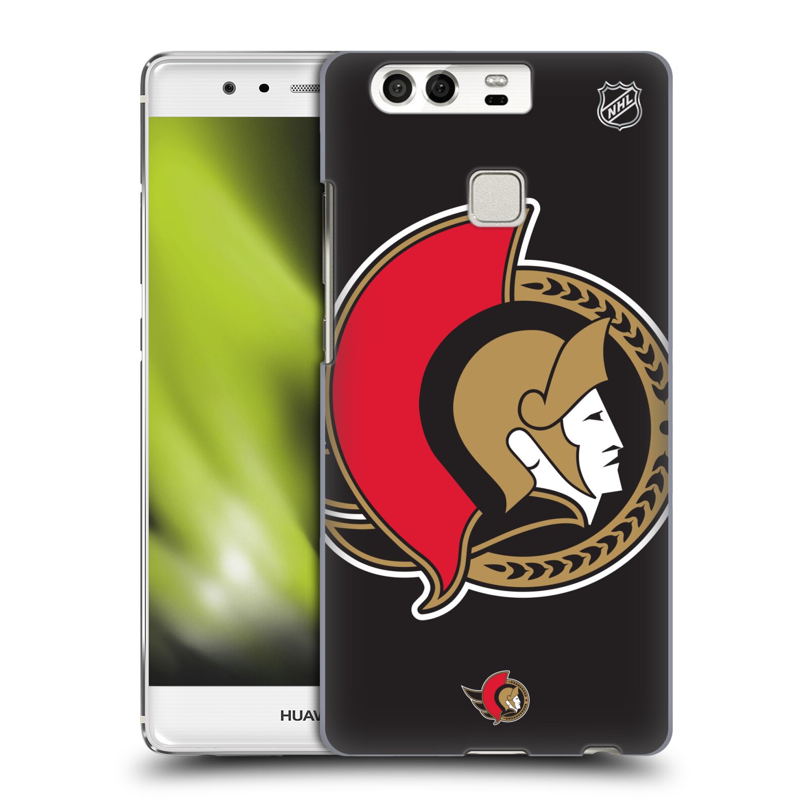 Pouzdro na mobil Huawei P9 / P9 DUAL SIM - HEAD CASE - Hokej NHL - Ottawa Senators - Velký znak