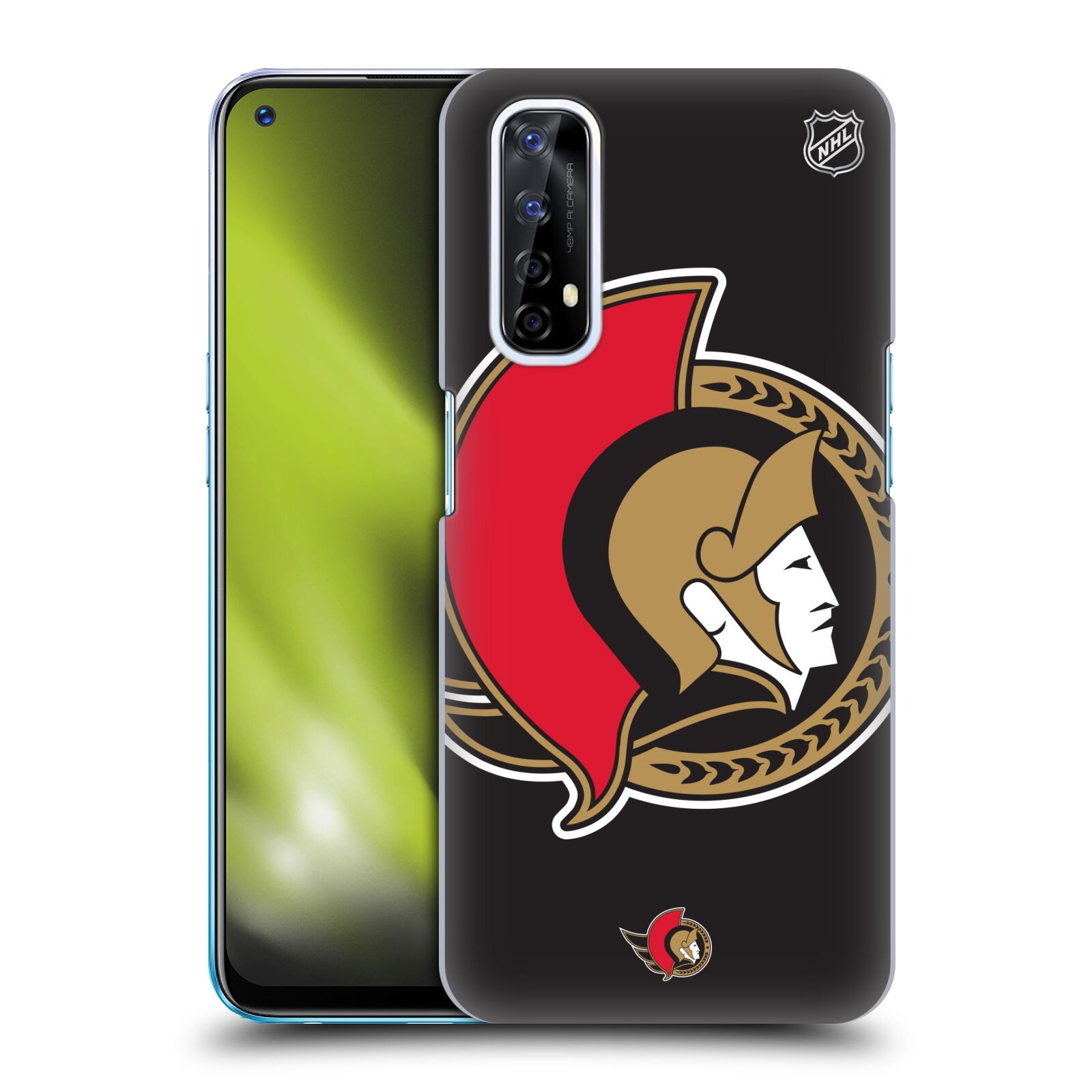 Pouzdro na mobil Realme 7 - HEAD CASE - Hokej NHL - Ottawa Senators - Velký znak