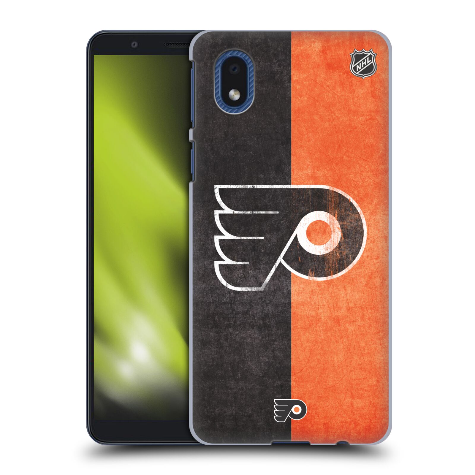Pouzdro na mobil Samsung Galaxy A01 CORE - HEAD CASE - Hokej NHL - Philadelphia Flyers - Znak oldschool